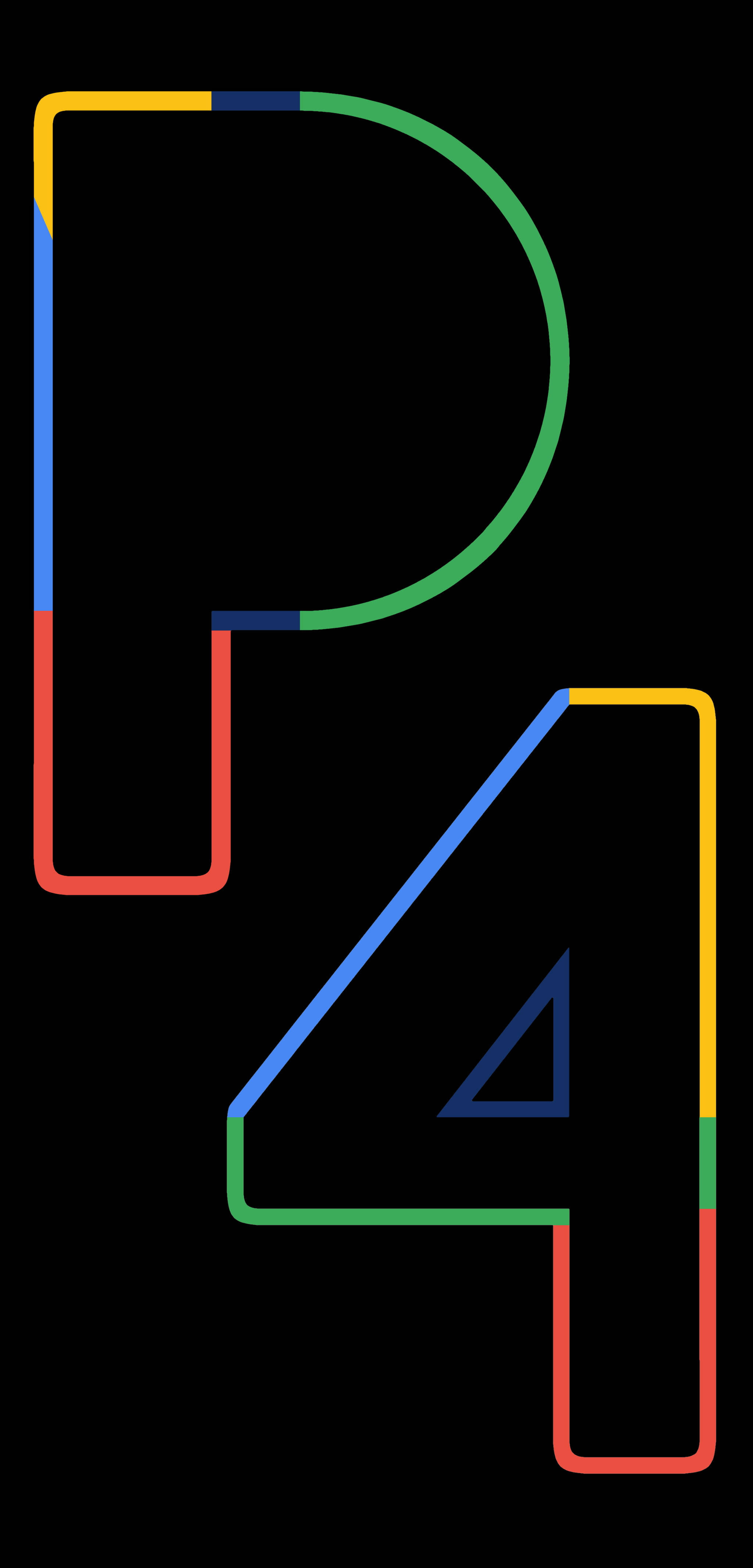P4 Γραμμικό Σχέδιο Google Pixel 4 Ταπετσαρία