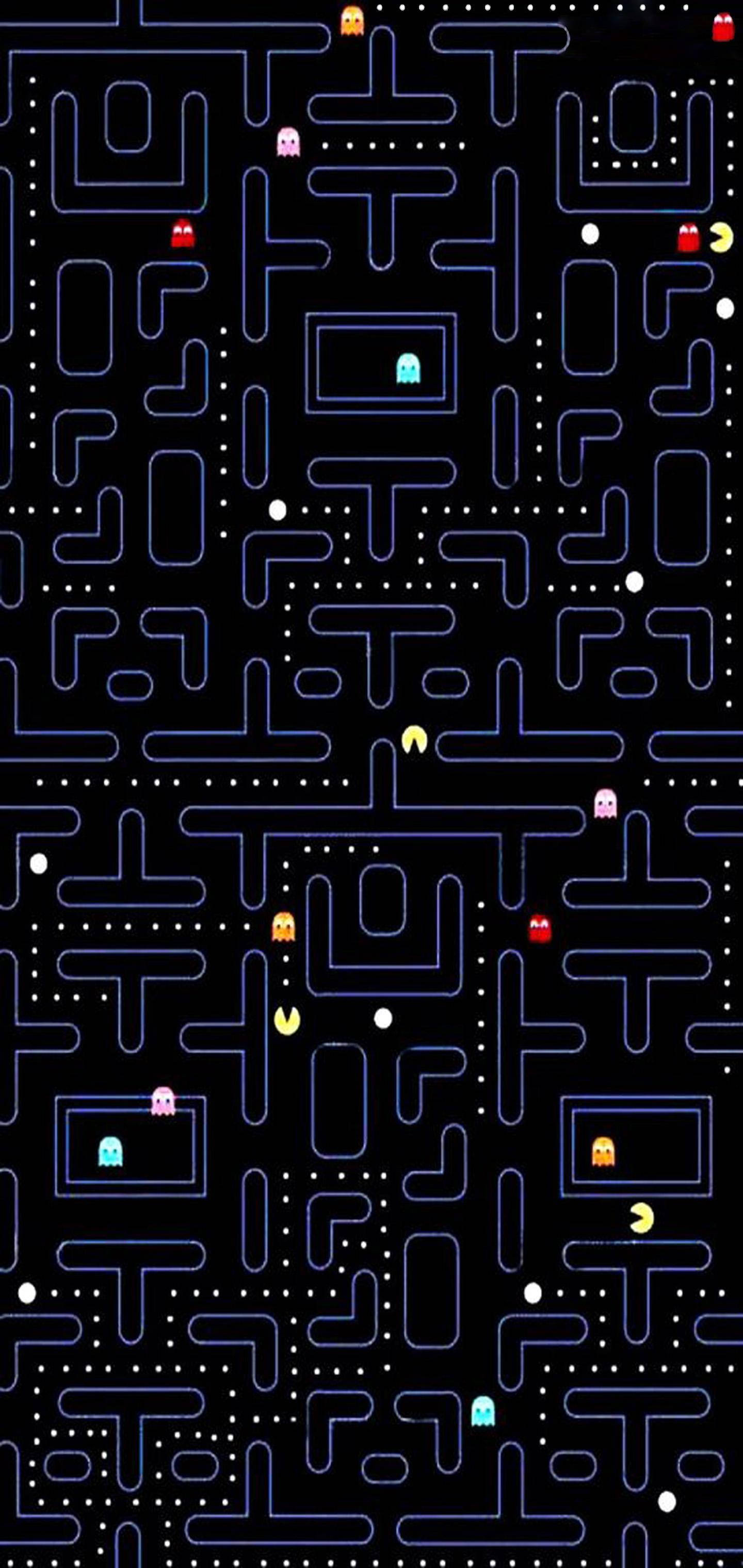 Διεπαφή PAC-MAN στο Samsung Galaxy S10 Plus Ταπετσαρία