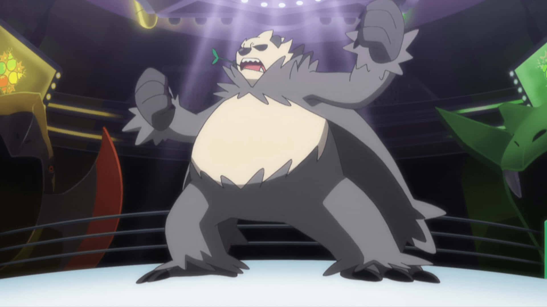 Pangoro σε Δαχτυλίδι Μάχης Ταπετσαρία