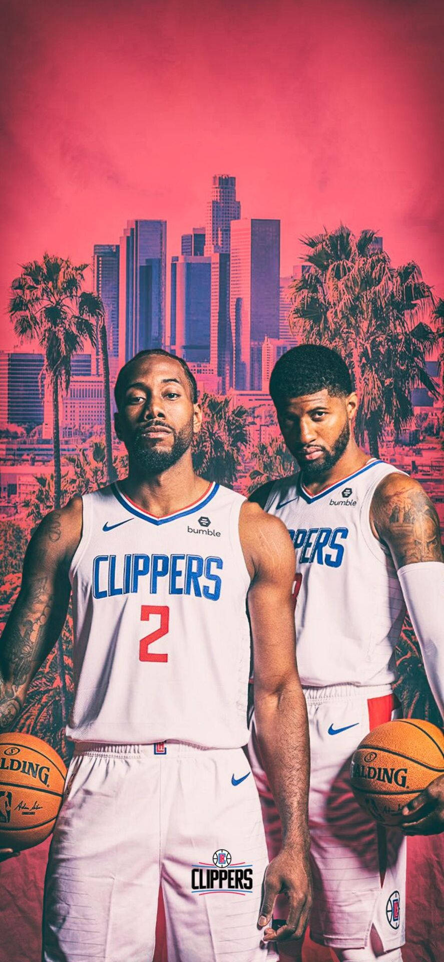 Paul George και Kawhi Leonard Ταπετσαρία