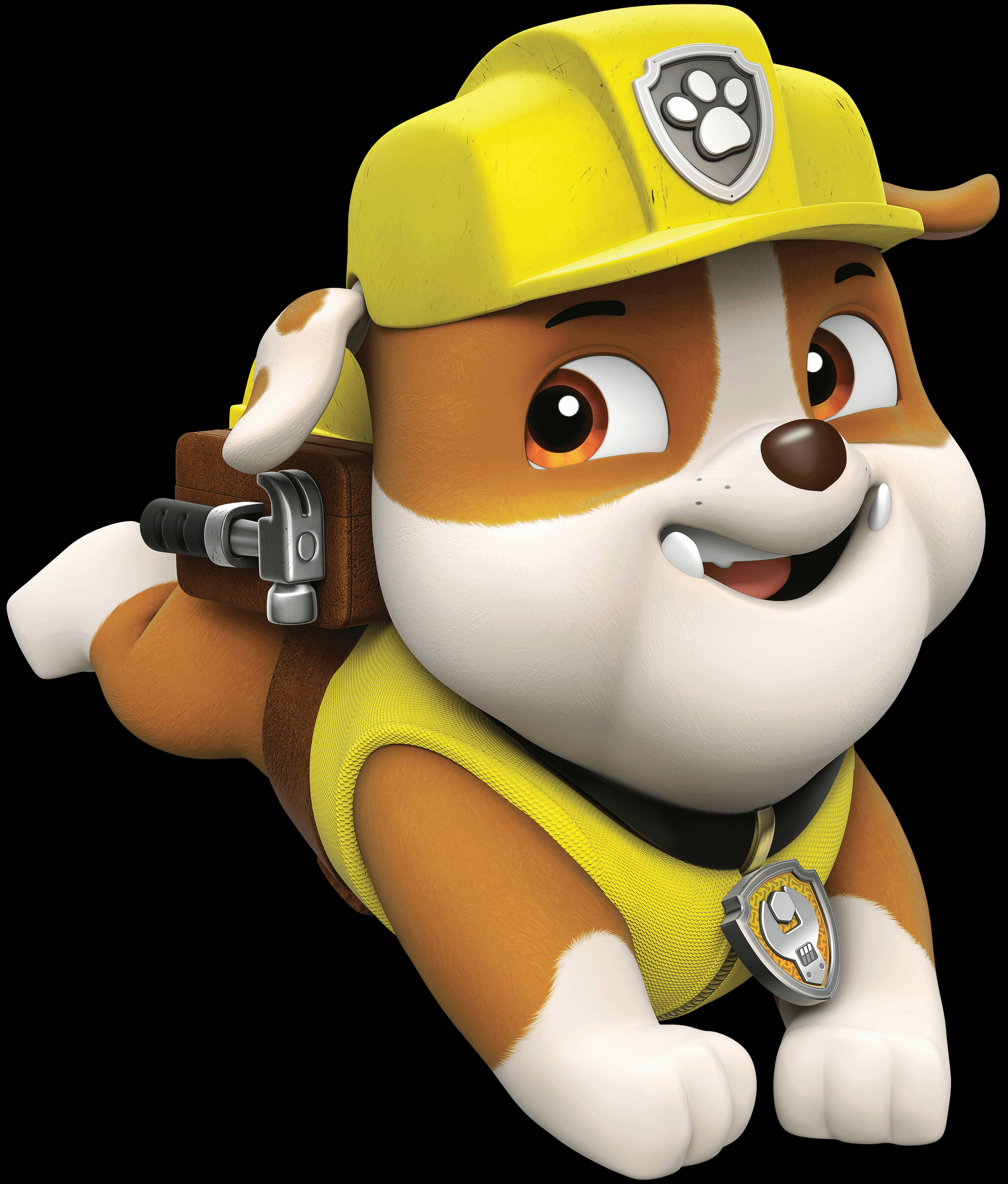 Paw Patrol Rubble Με Εργαλειοθήκη Ταπετσαρία