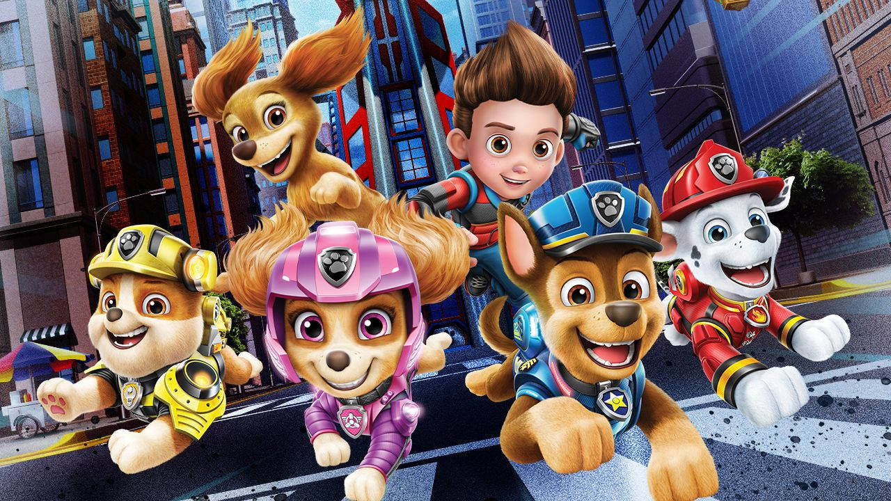 Paw Patrol The Movie Κουτάβια σε Επίθεση Ταπετσαρία