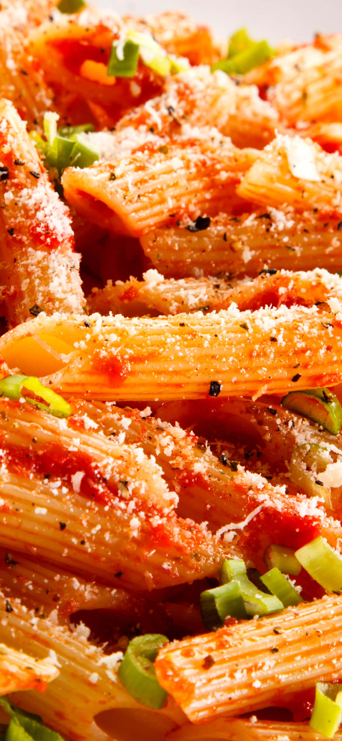 Penne Ζυμαρικά Με Κόκκινη Σάλτσα iPhone X Φόντο Ζυμαρικών Ταπετσαρία