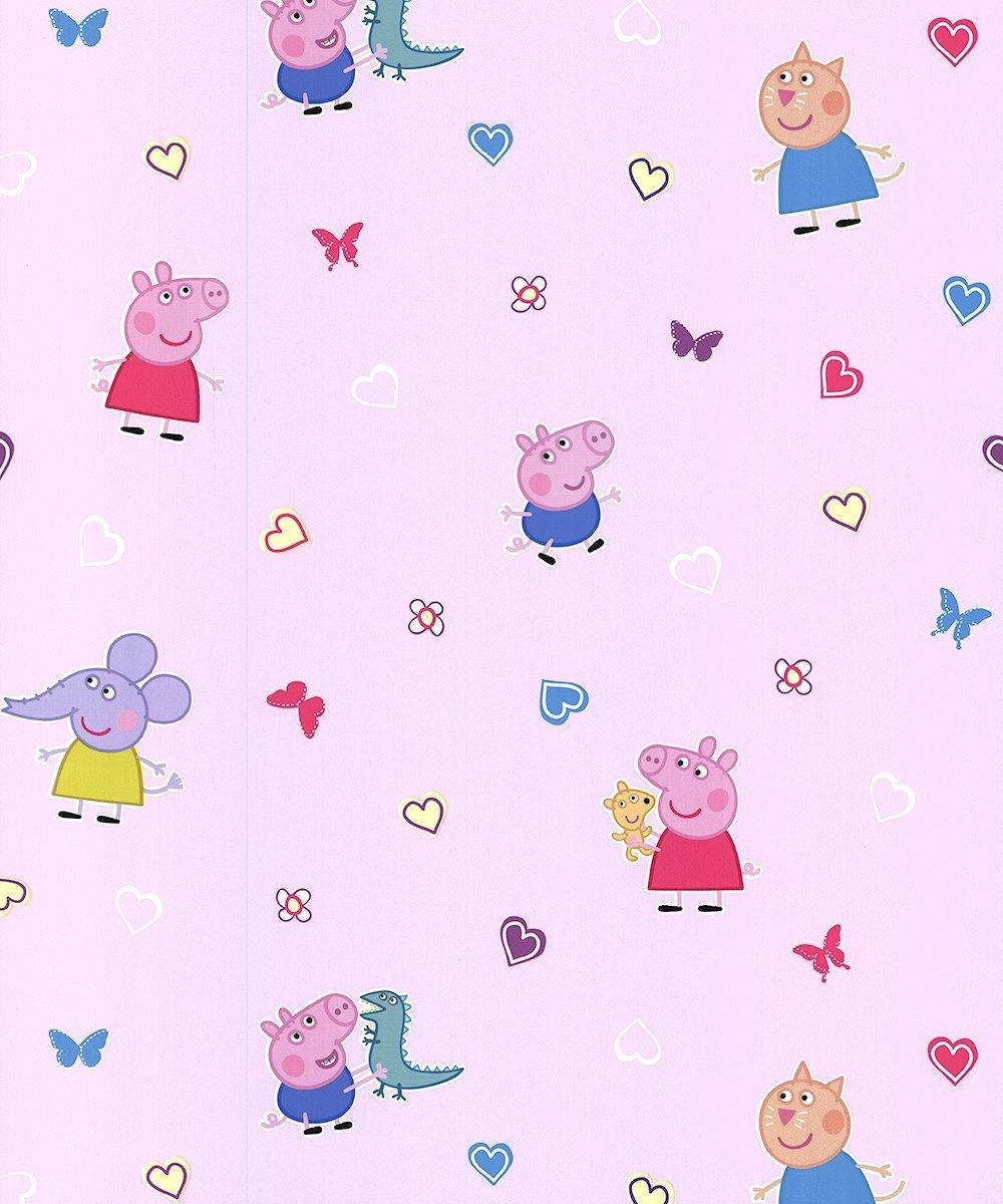 «Η Peppa Pig είναι έτοιμη να παίξει!» Ταπετσαρία