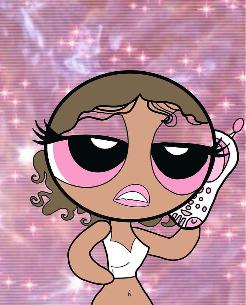 PFP τηλεφώνου σε στυλ Powerpuff Ταπετσαρία