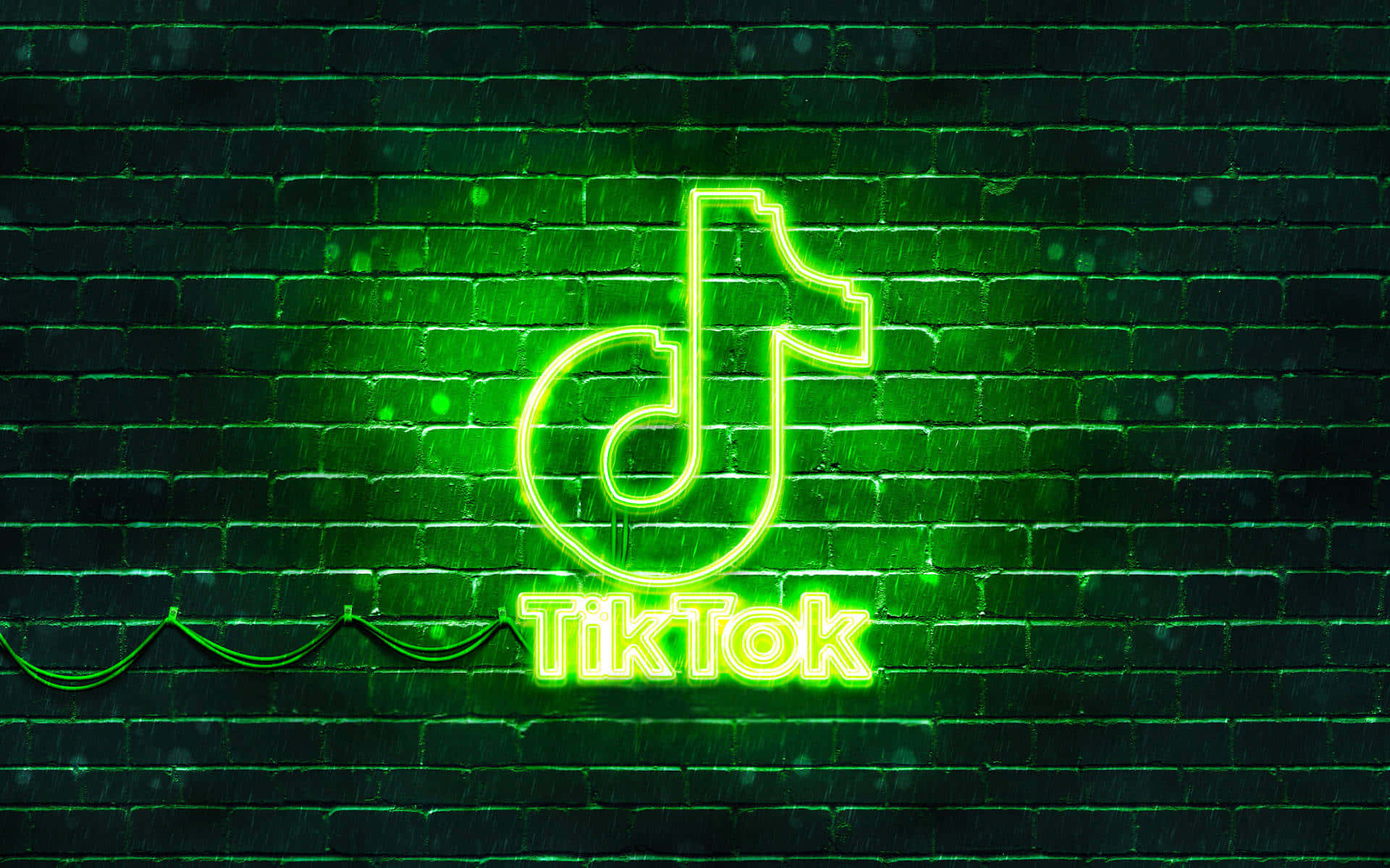 Πράσινο Νέον Αστείο PFP για TikTok Ταπετσαρία