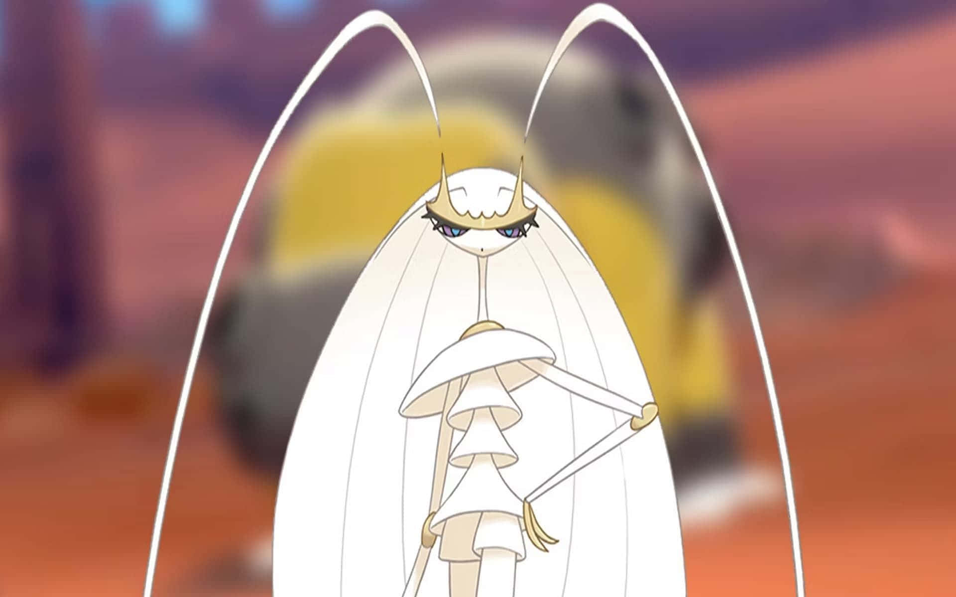 Pheromosa Pokemon με Θολό Φόντο Ταπετσαρία