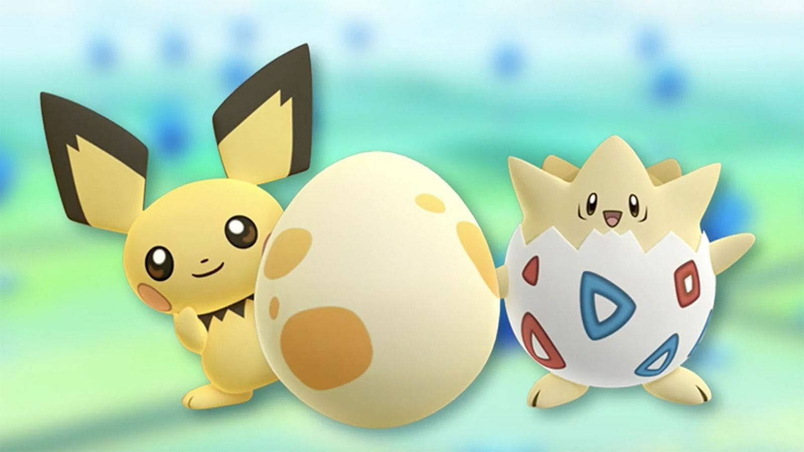 Pichu και Αυγό Togepi Cool Pokemon Ταπετσαρία