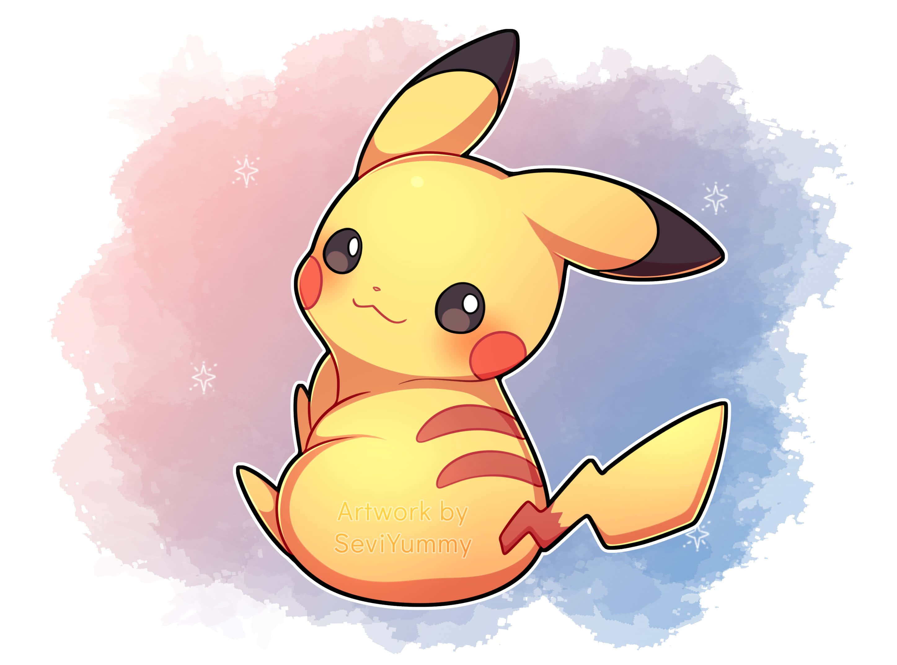 Κοίτα αυτό το Αξιολάτρευτο Μωρό Pikachu! Ταπετσαρία