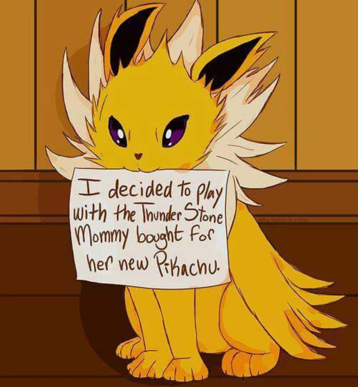 Pikachu, το πιο χαριτωμένο ηλεκτρικό pokemon! Ταπετσαρία
