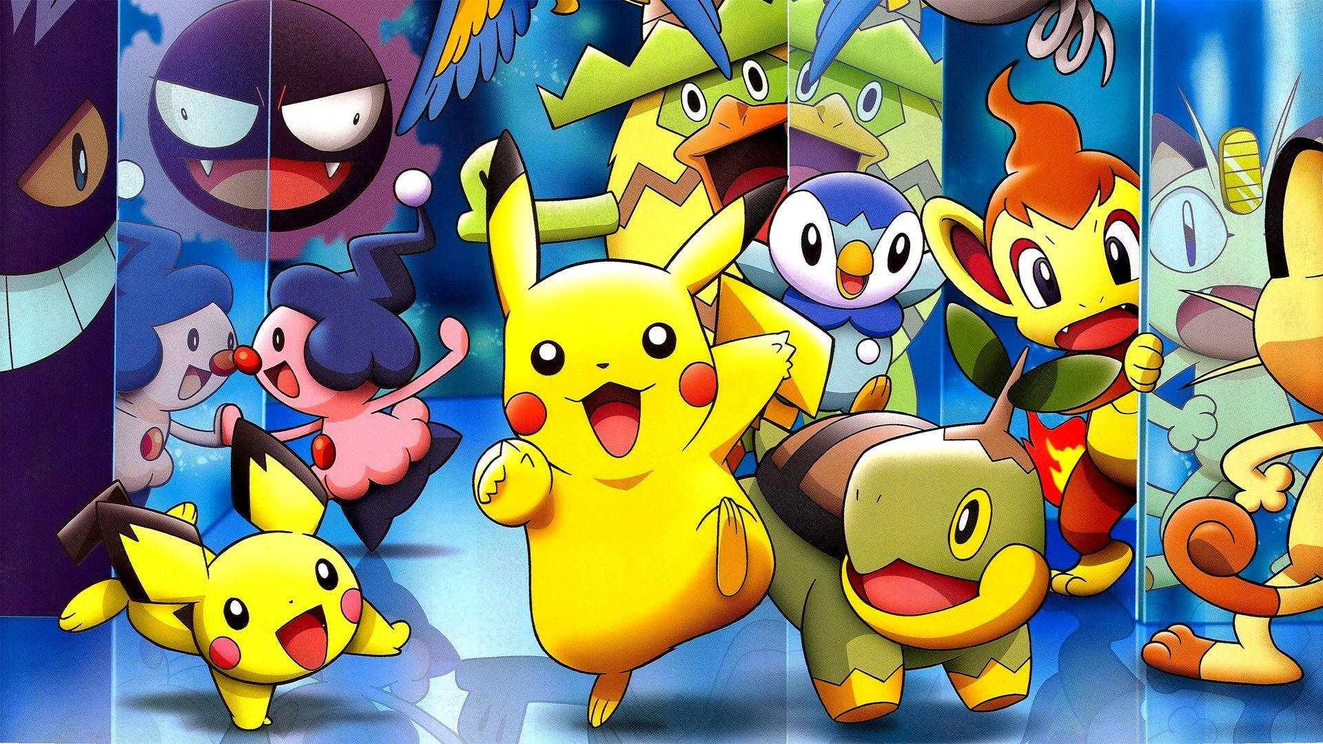 Pikachu και Φίλοι Ενωμένοι Ταπετσαρία