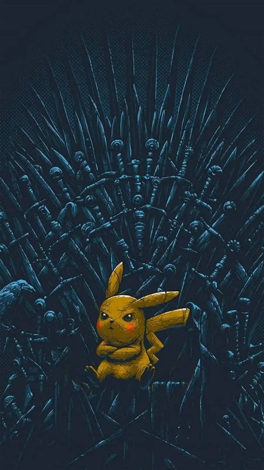 Pikachu στον Σιδηρό Θρόνο iPhone Ταπετσαρία
