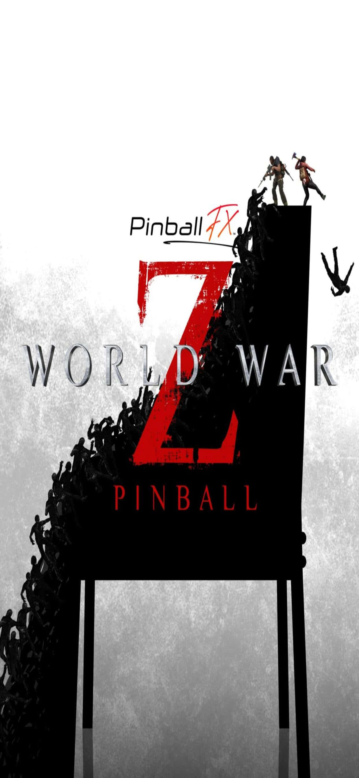 Αφίσα Pinball FX σε φόντο World War Z για iPhone XS Max Ταπετσαρία
