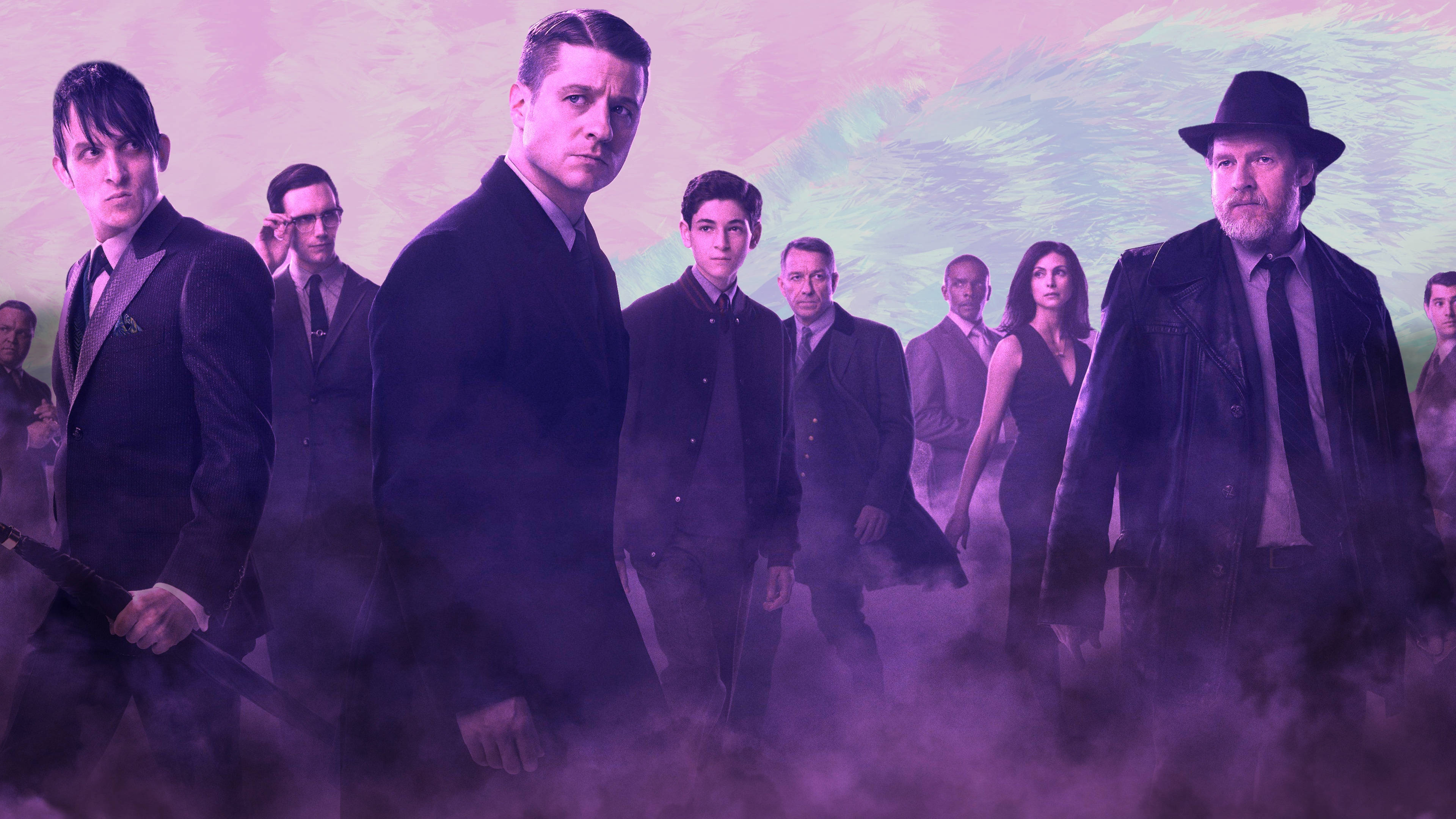 Pink και Purple Aesthetic 4K Gotham Desktop Ταπετσαρία
