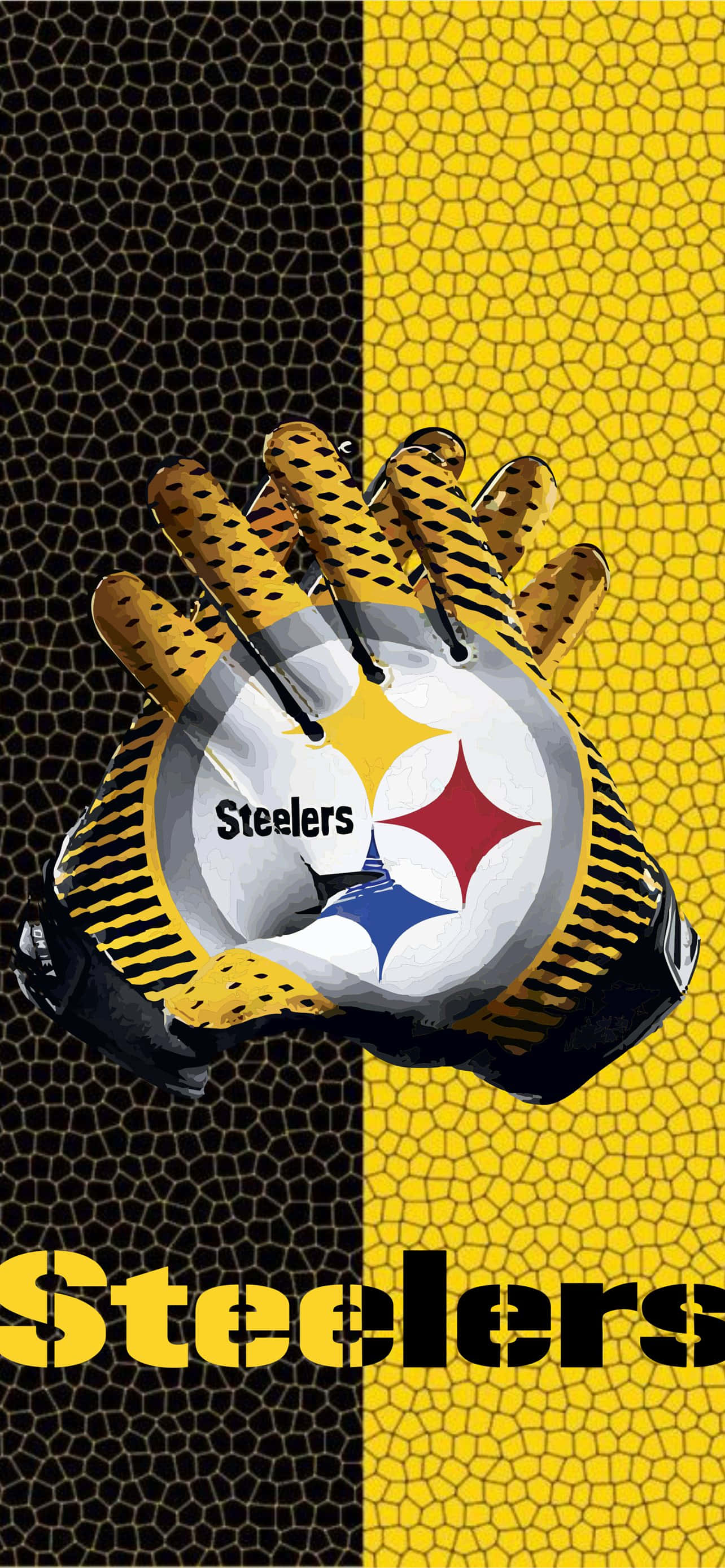 Γάντια με το Λογότυπο Pittsburgh Steelers Ταπετσαρία