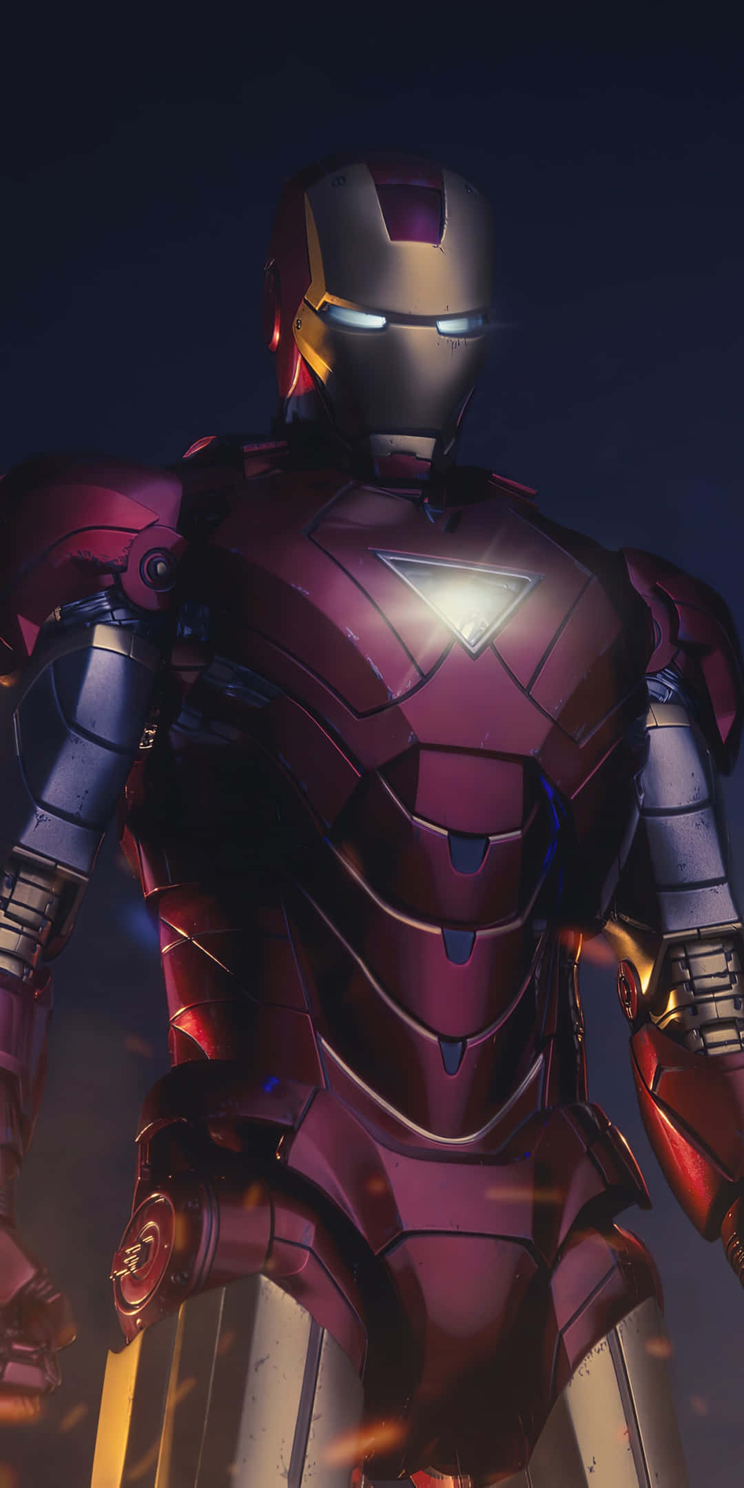 Φόντο Pixel 3 με τον Iron Man και γρατσουνισμένη πανοπλία Ταπετσαρία