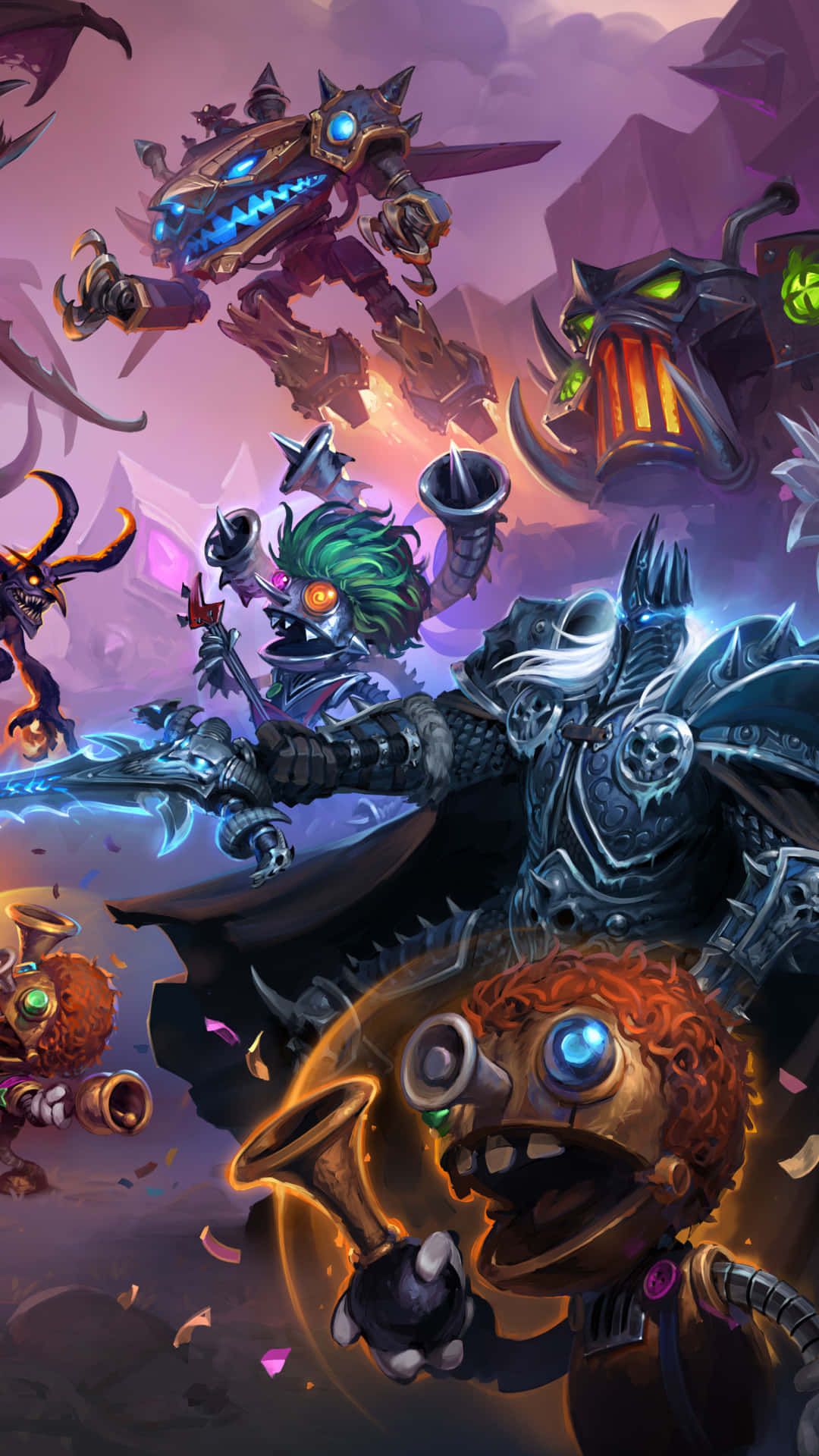 Εχθροί Παιχνιδιού Pixel 3xl Φόντο Hearthstone Ταπετσαρία