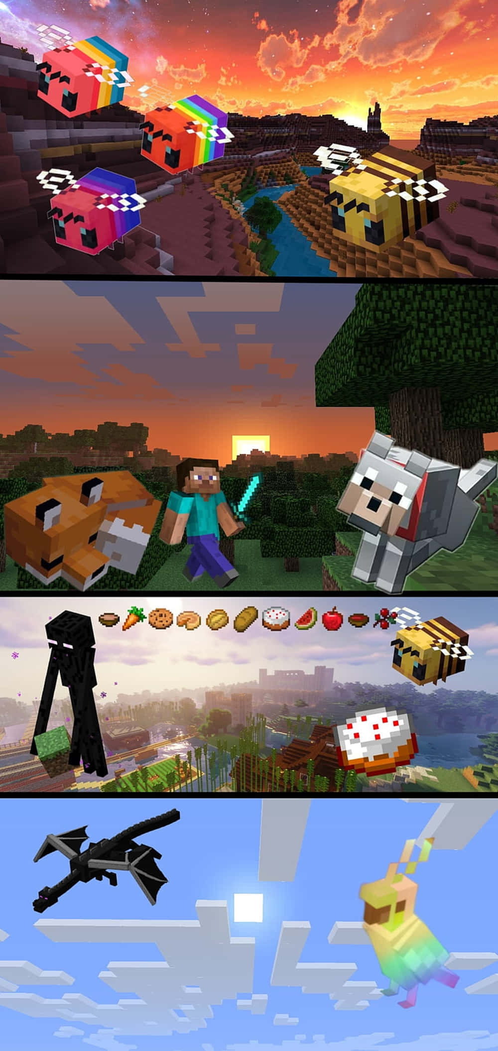 Pixel 3xl Minecraft Background Sceneries Ταπετσαρία