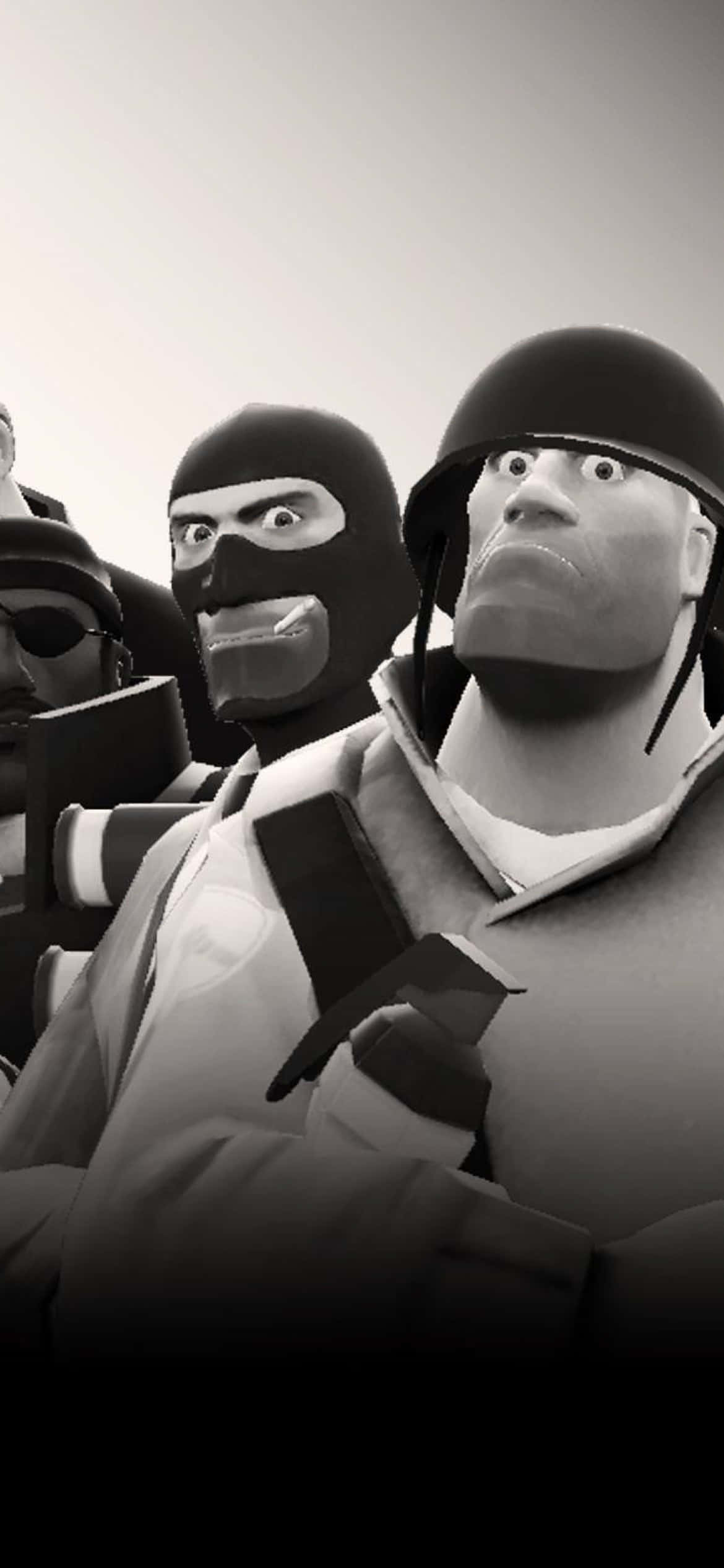 Pixel 3xl Team Fortress 2 Φόντο Spy & Soldier Ταπετσαρία