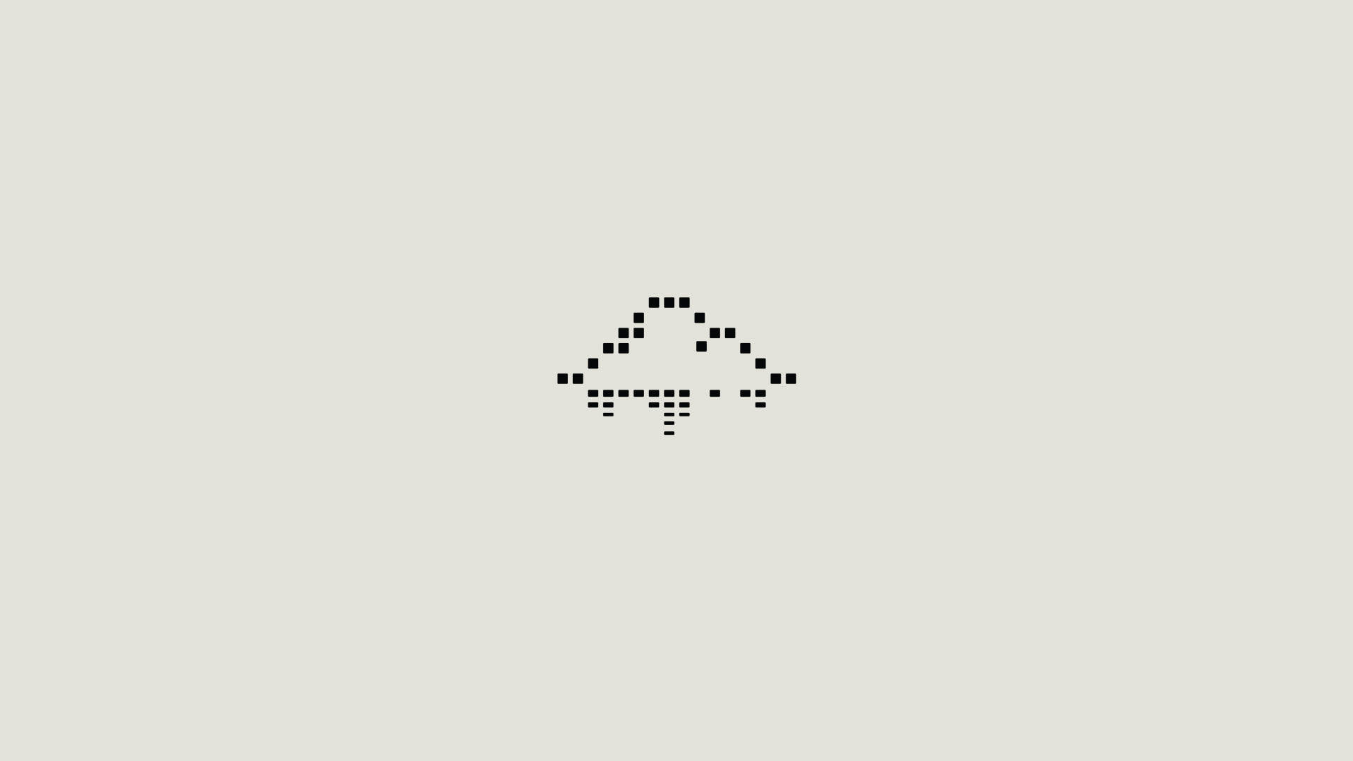 Pixel Cloud Minimalist Αισθητική Laptop Ταπετσαρία