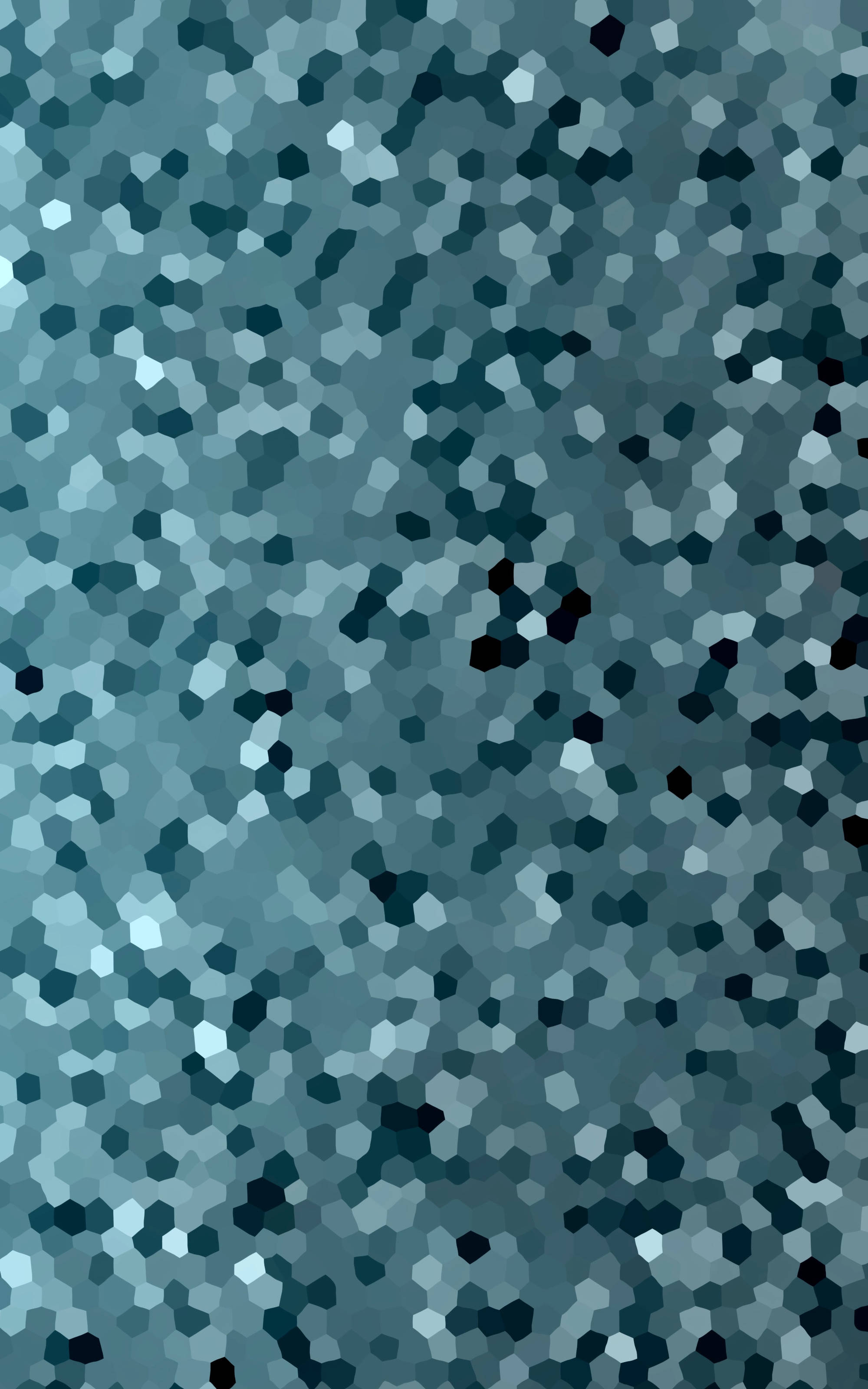 Pixelated Gradient Blue Hexagon Ταπετσαρία