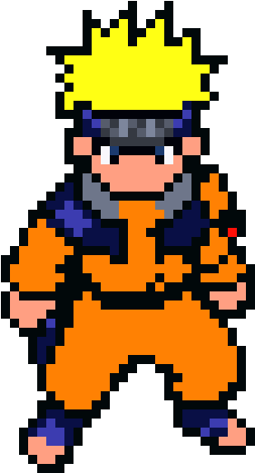 Pixelated Naruto Uzumaki Ταπετσαρία