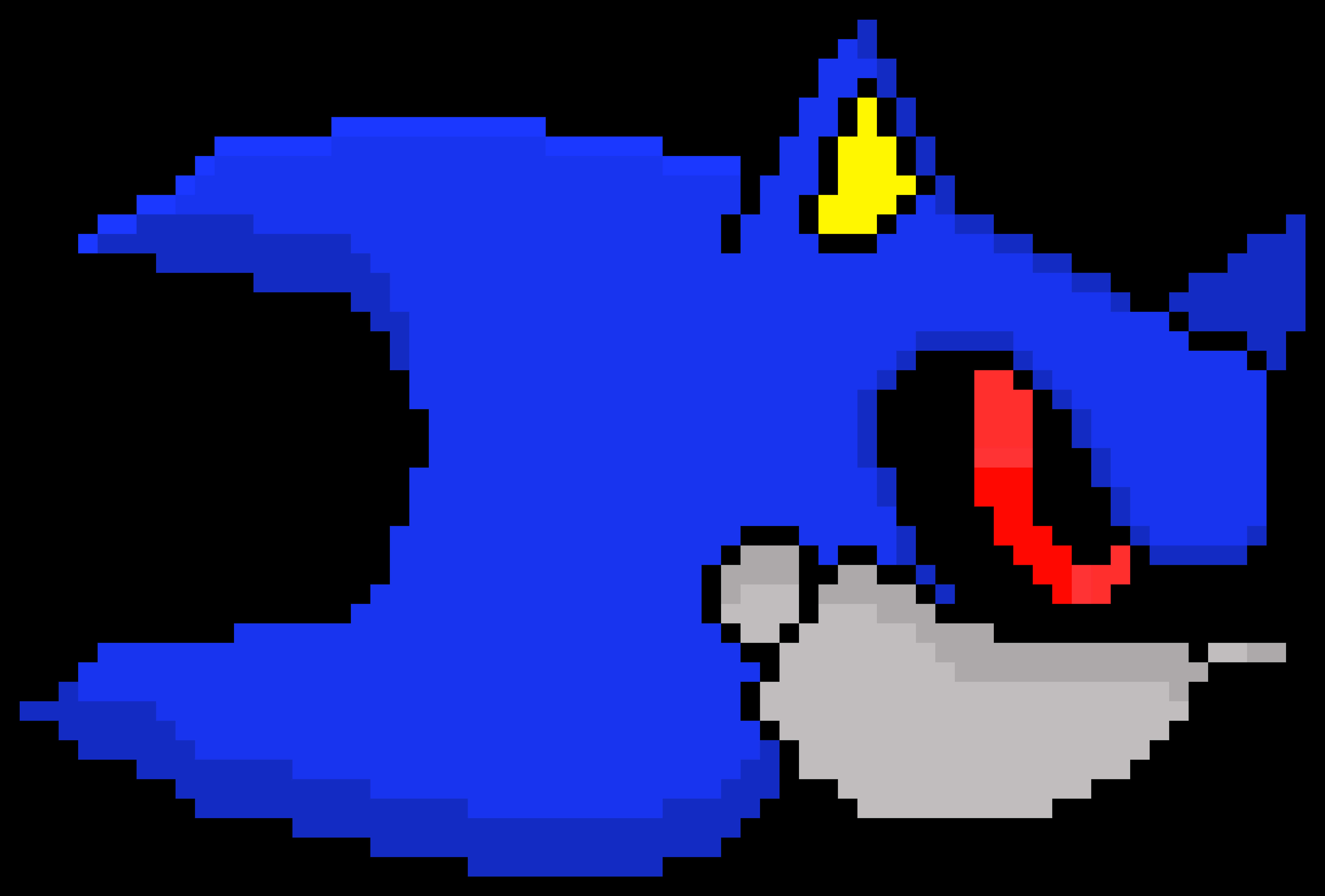 Pixelated Sonic ο Σκαντζόχοιρος Ταπετσαρία