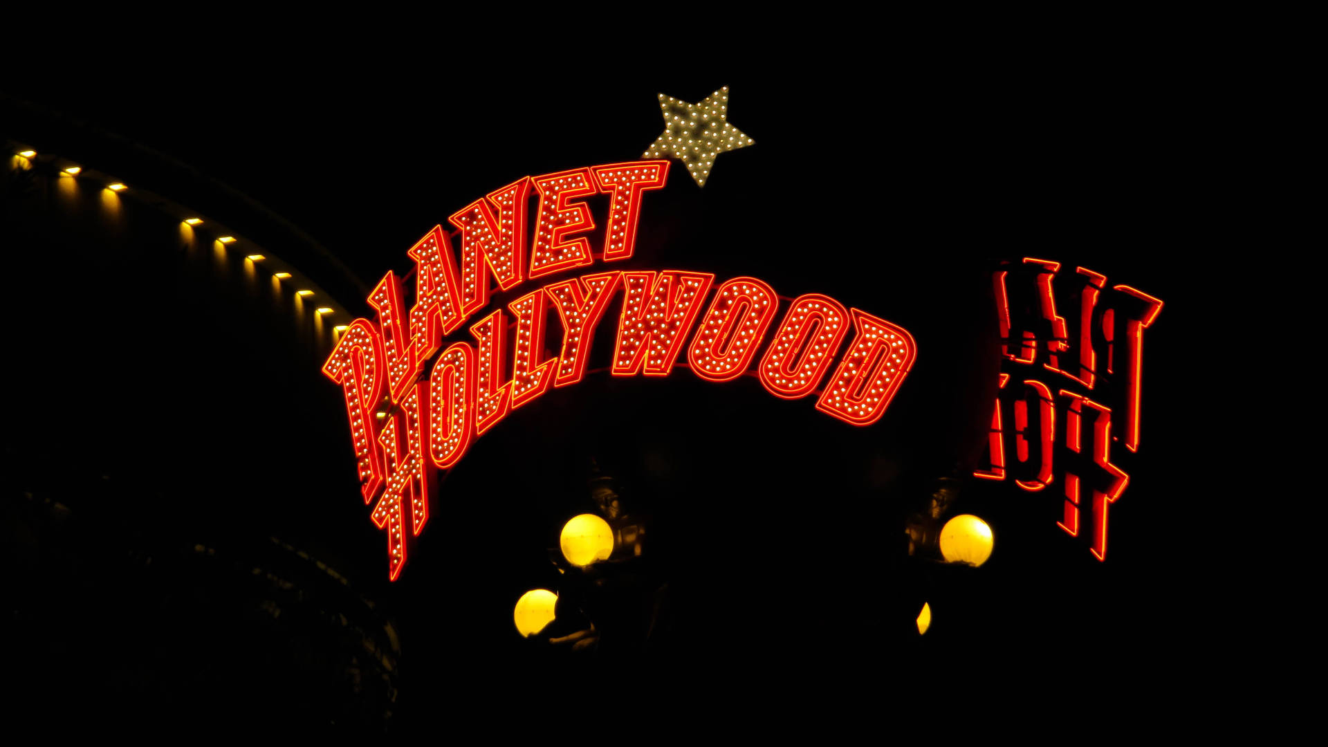 Πινακίδα Planet Hollywood Ταπετσαρία