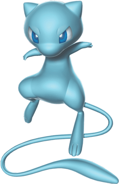 Μπλε Ψυχικό Pokemon 3D Render Ταπετσαρία
