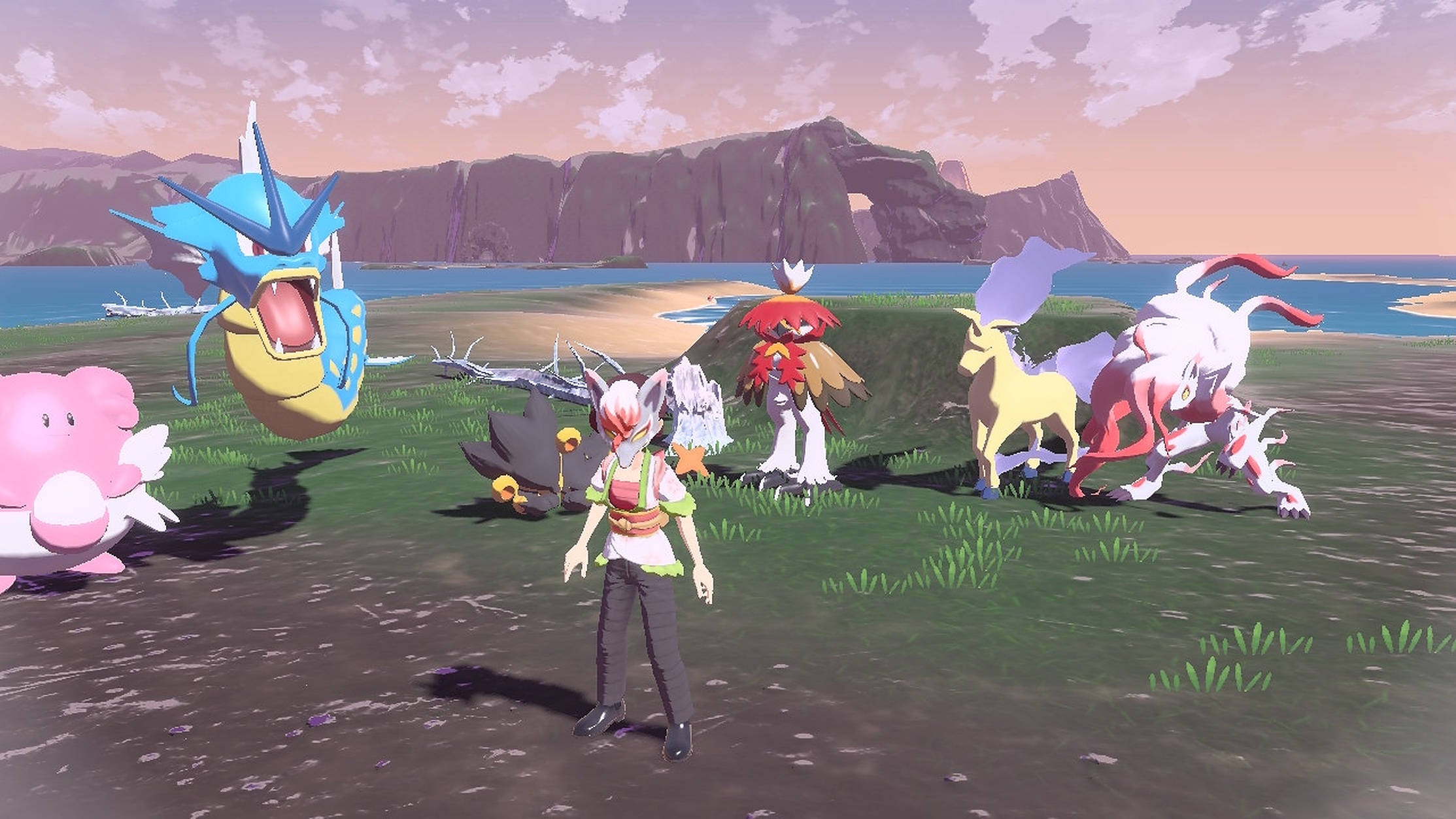 Pokémon Legends Arceus Ακρογιαλιά Ταπετσαρία