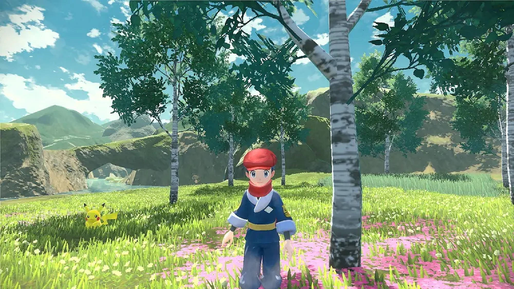 Pokémon Legends Arceus με Δέντρα Ταπετσαρία