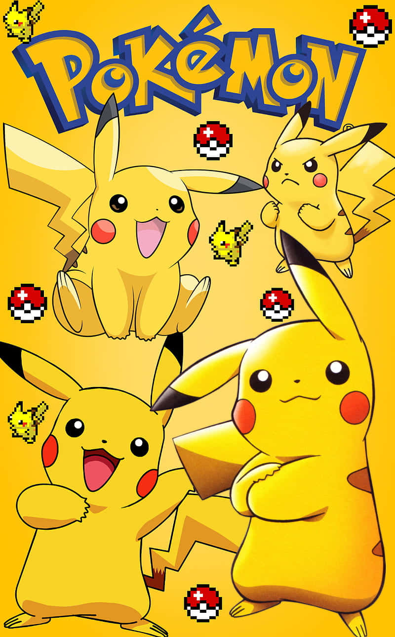 Αναβαθμίστε τους τοίχους σας με ζωηρή αφίσα Pokémon με τον Pikachu Ταπετσαρία