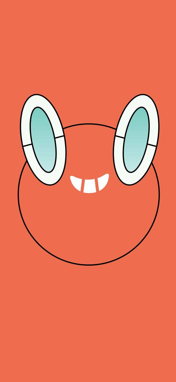 Pokémon Rotom Καρτούν Τηλέφωνο Ταπετσαρία