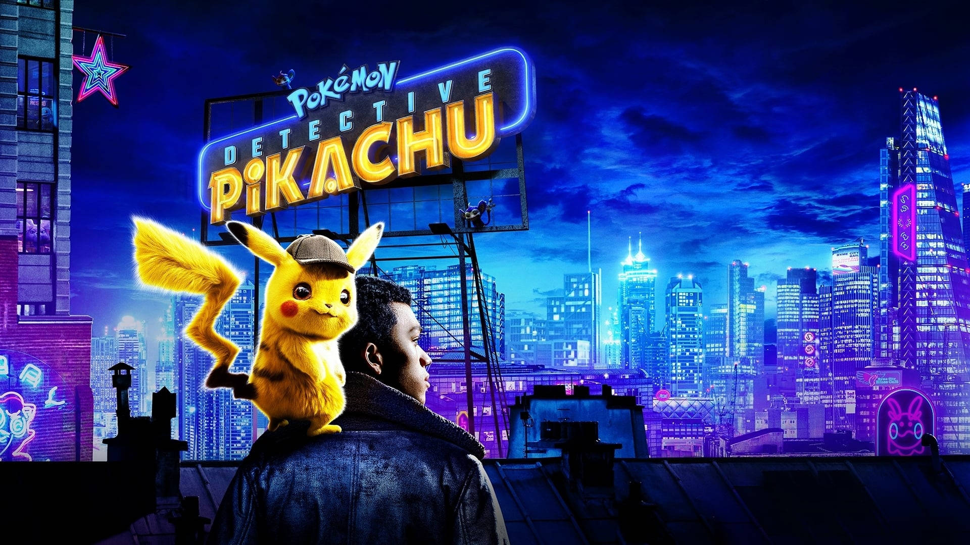 Pokemon Ντετέκτιβ Πίκατσου Τζάστις Σμιθ Ταπετσαρία