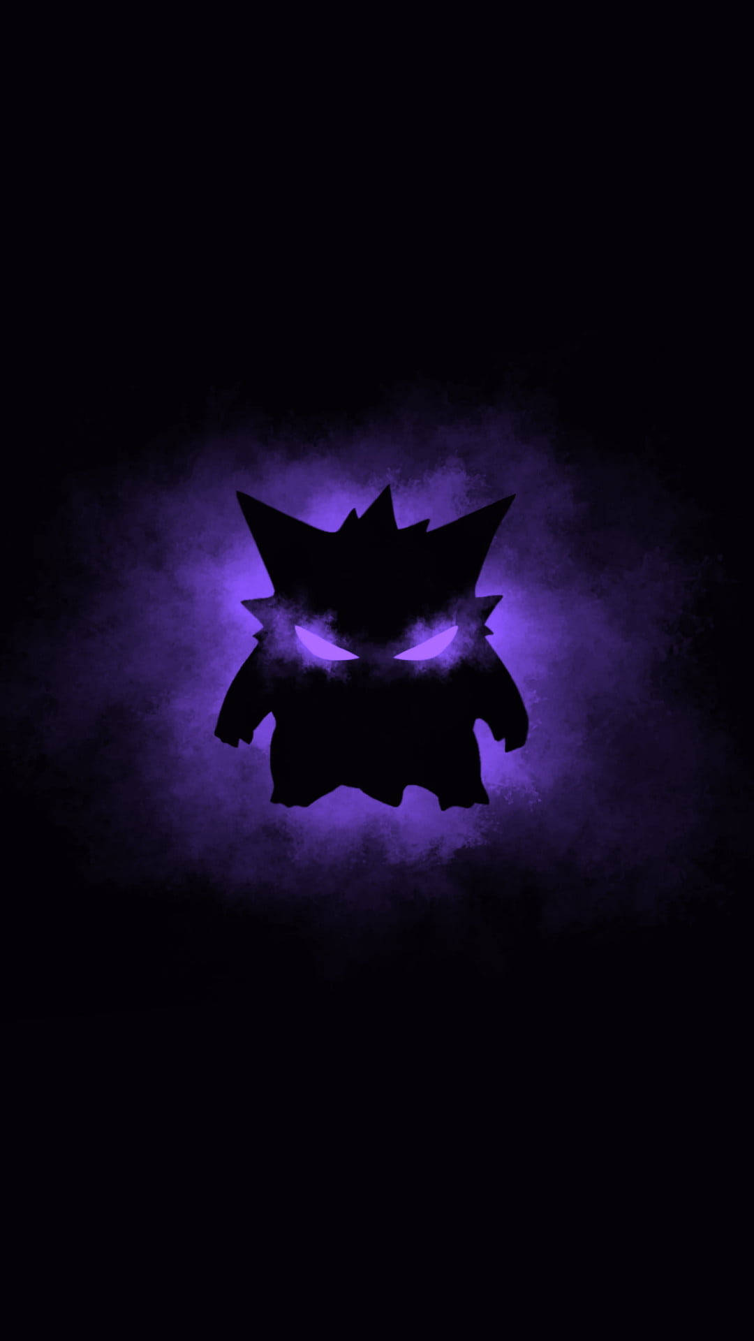 Pokémon Gengar Σκούρο Μωβ iPhone Ταπετσαρία