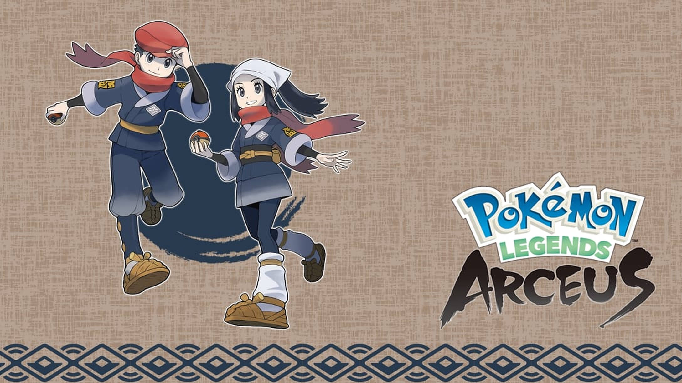 Pokémon Legends Arceus Akari και Rei Ταπετσαρία