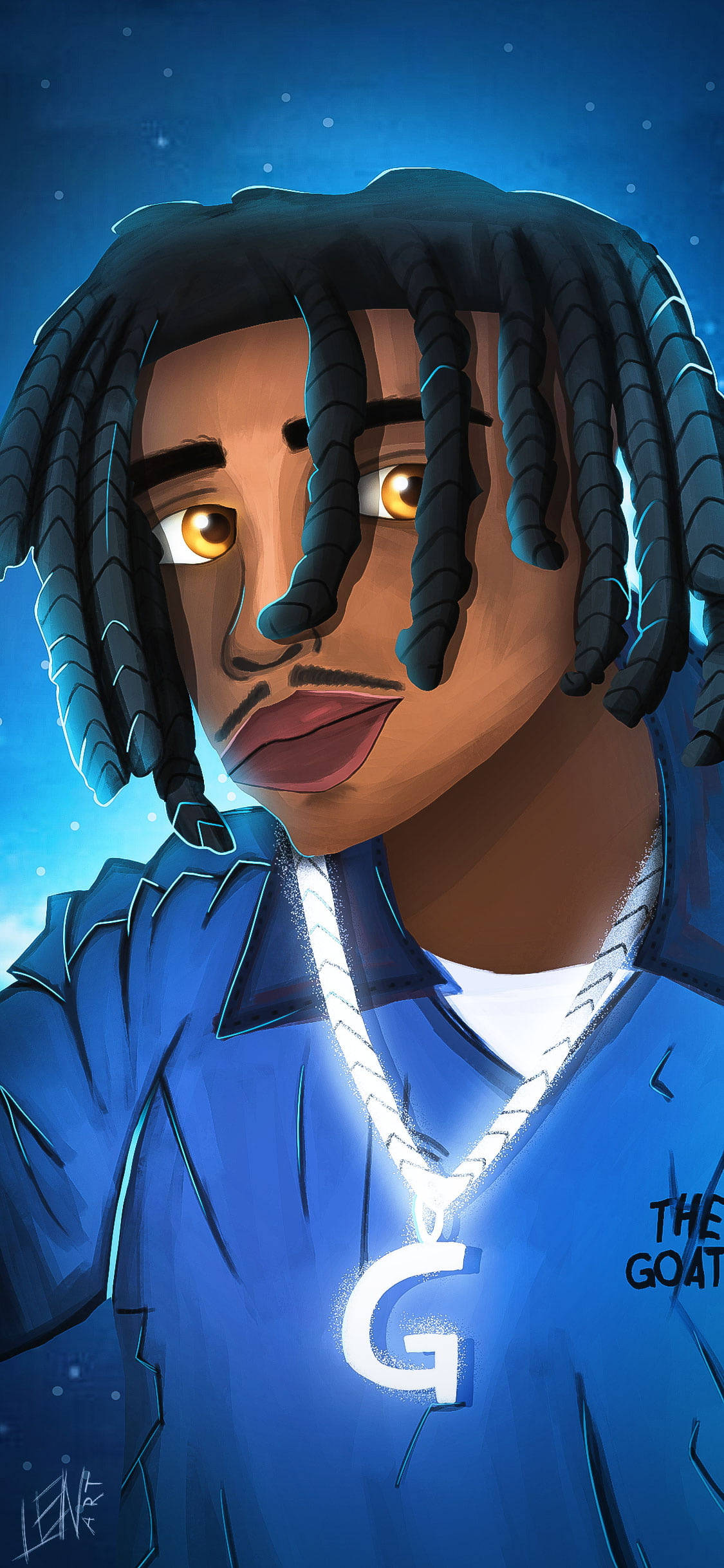 Polo G Cartoon Chain Ταπετσαρία