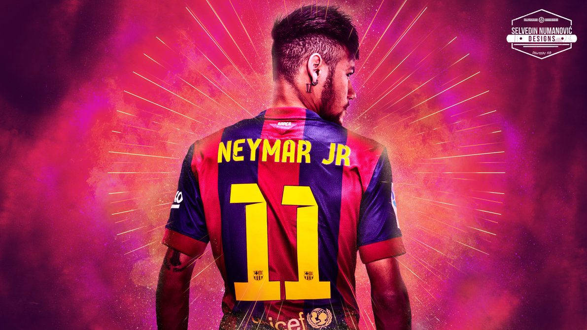 Pop Art Έργο Τέχνης Neymar JR Ταπετσαρία