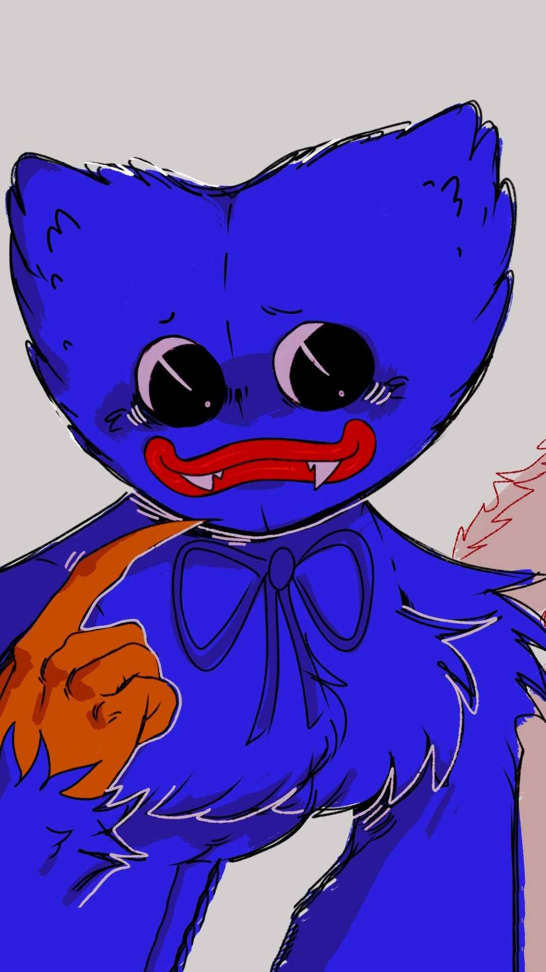 Poppy Playtime Χαριτωμένο Σχέδιο Huggy Wuggy Ταπετσαρία