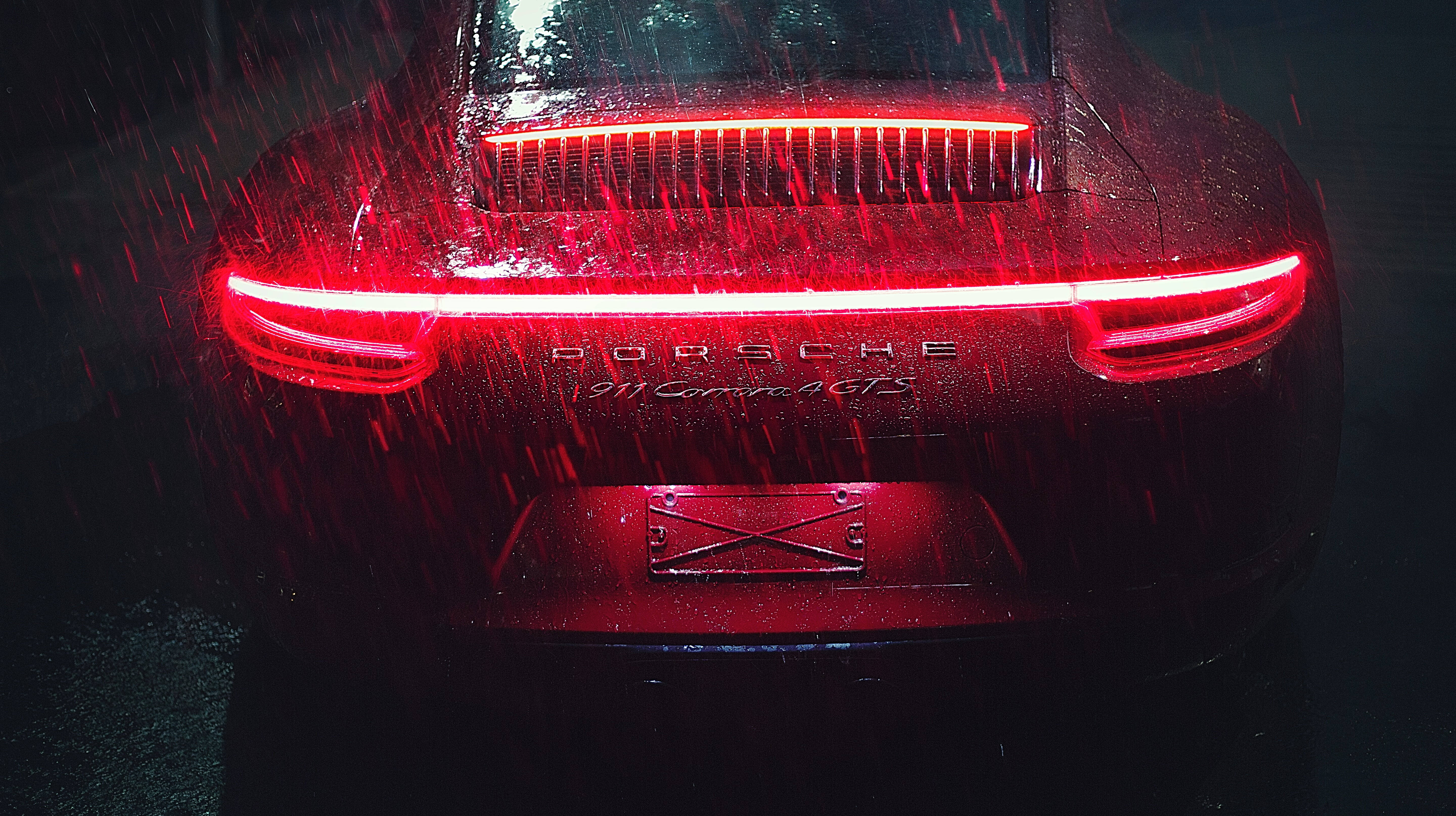 Porsche Αυτοκίνητο Η Πιο Όμορφη Βροχή Ταπετσαρία