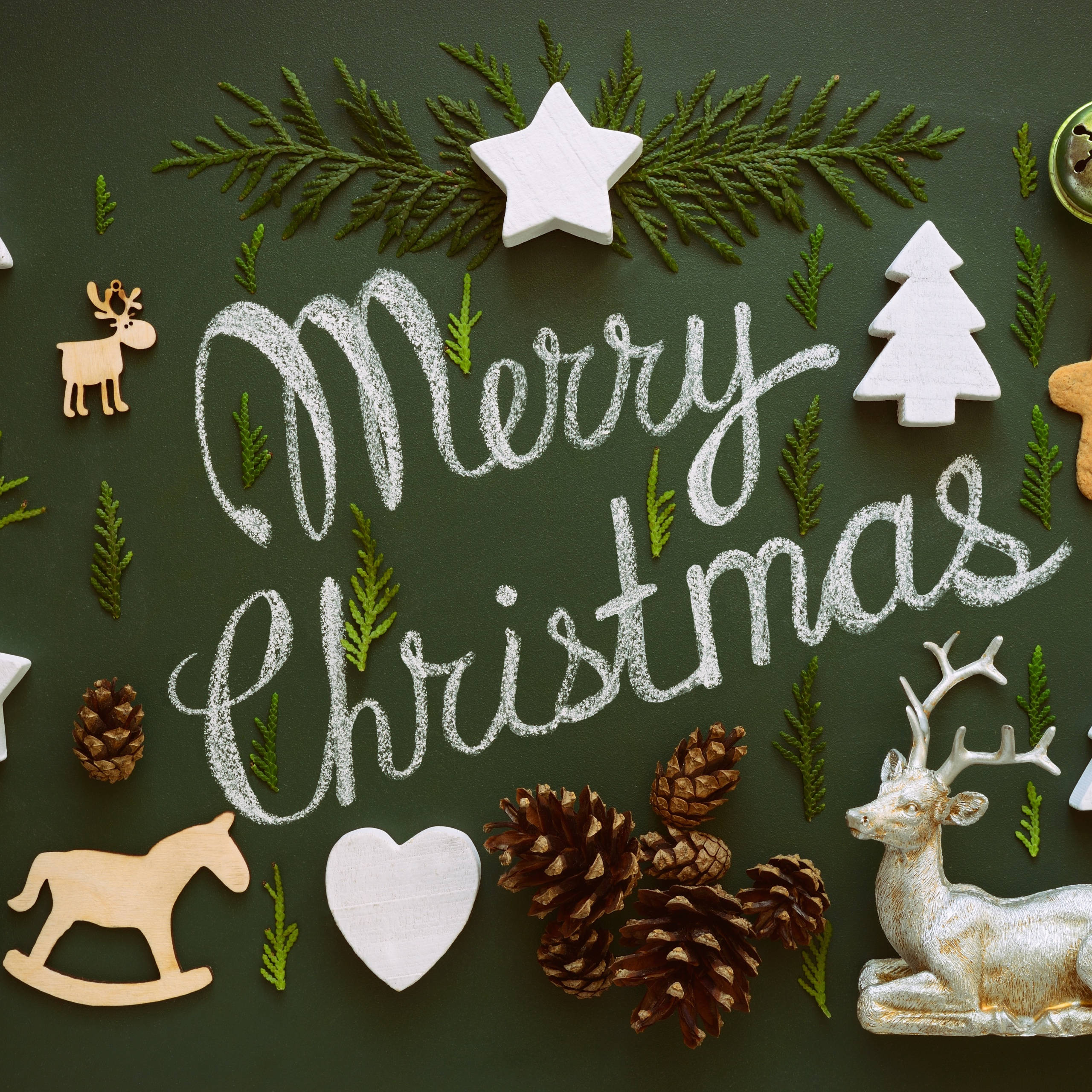 Preppy Banner Merry Christmas Ταπετσαρία