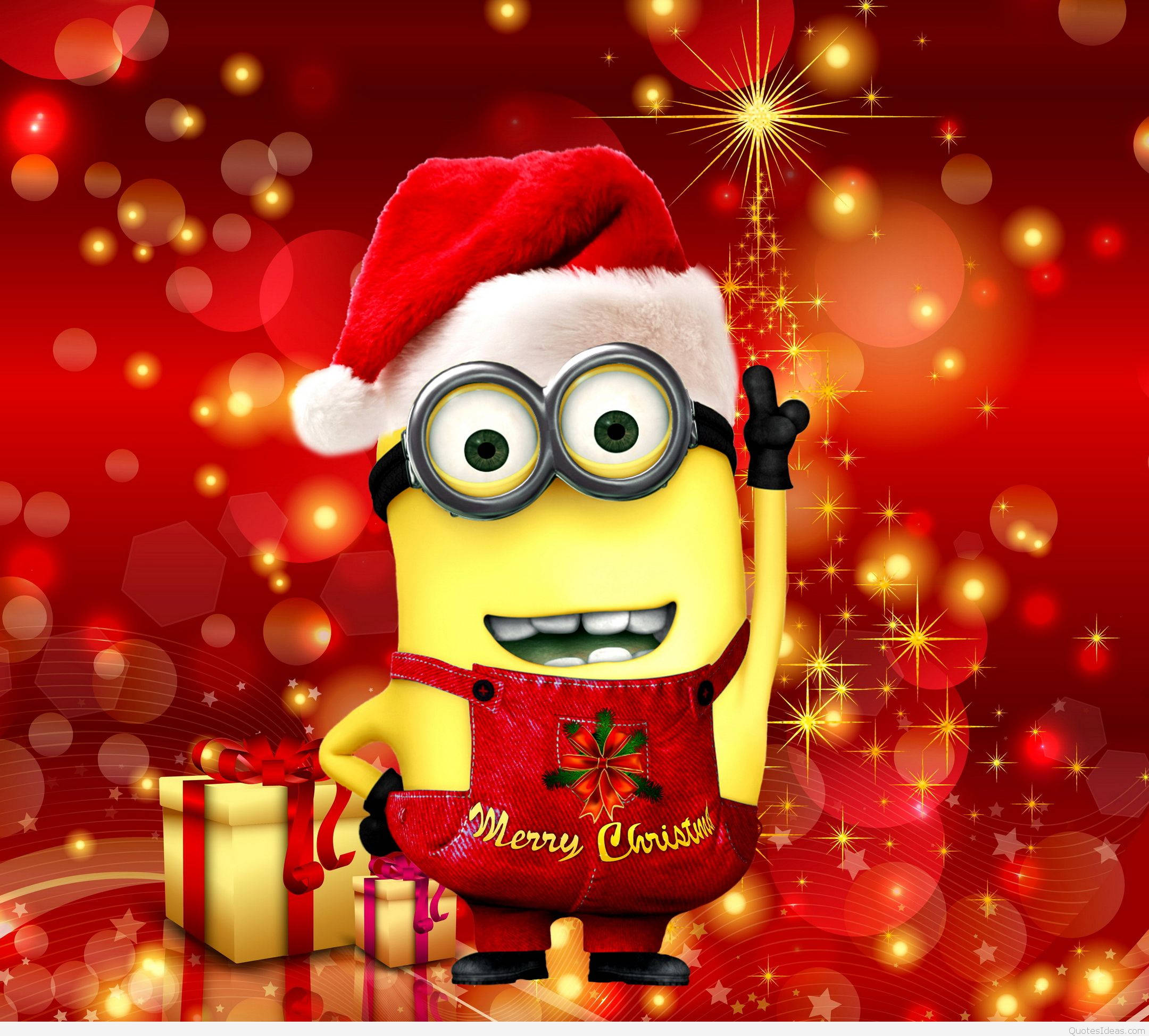 Preppy Minion Χριστούγεννα Ταπετσαρία