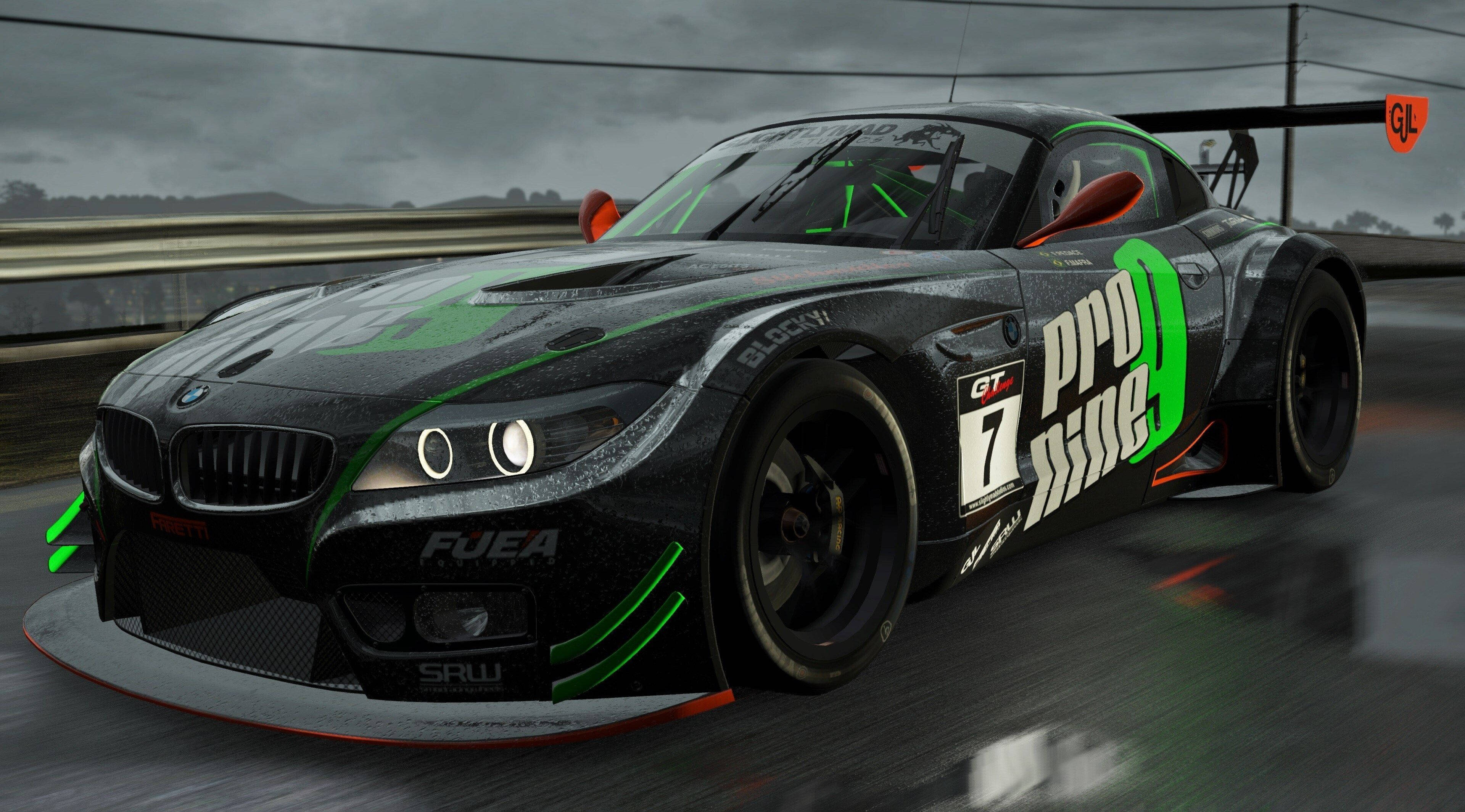 Project Cars 4K Μαύρη BMW M6 Ταπετσαρία