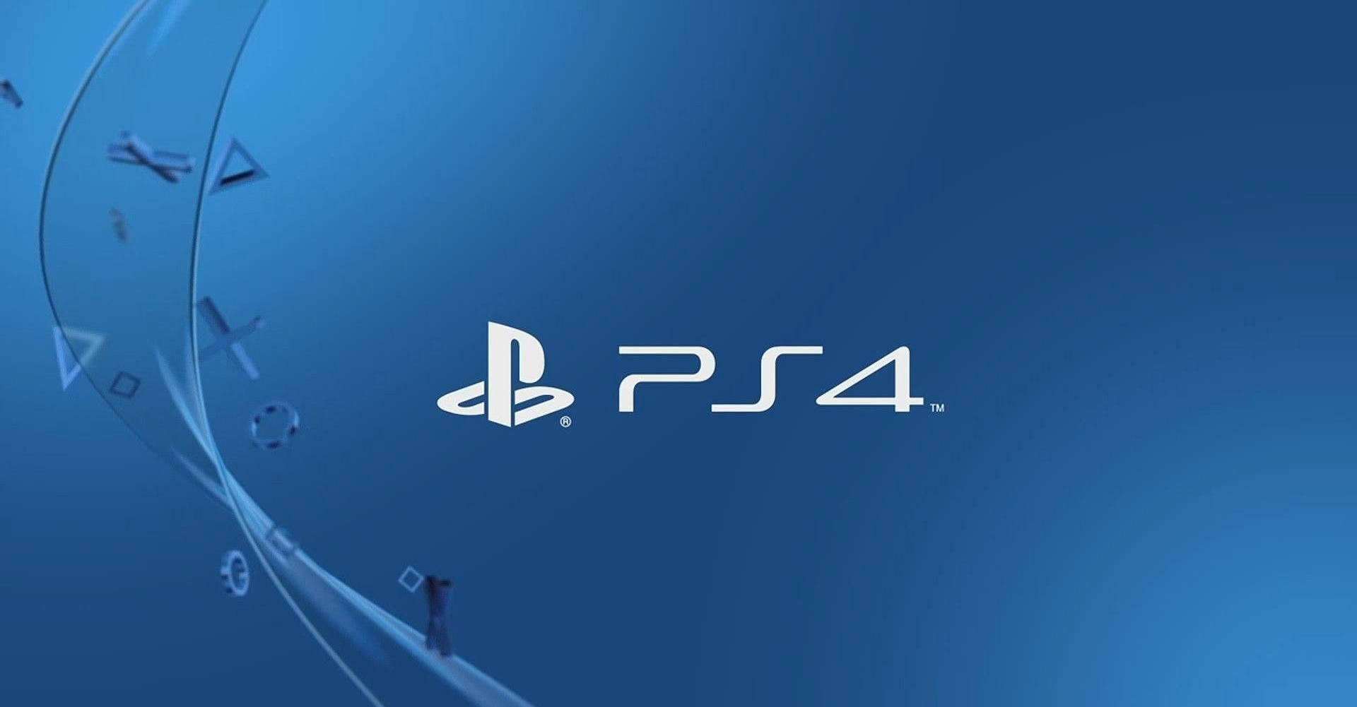 Λογότυπο PS4 με Κουμπιά Σχημάτων Ταπετσαρία