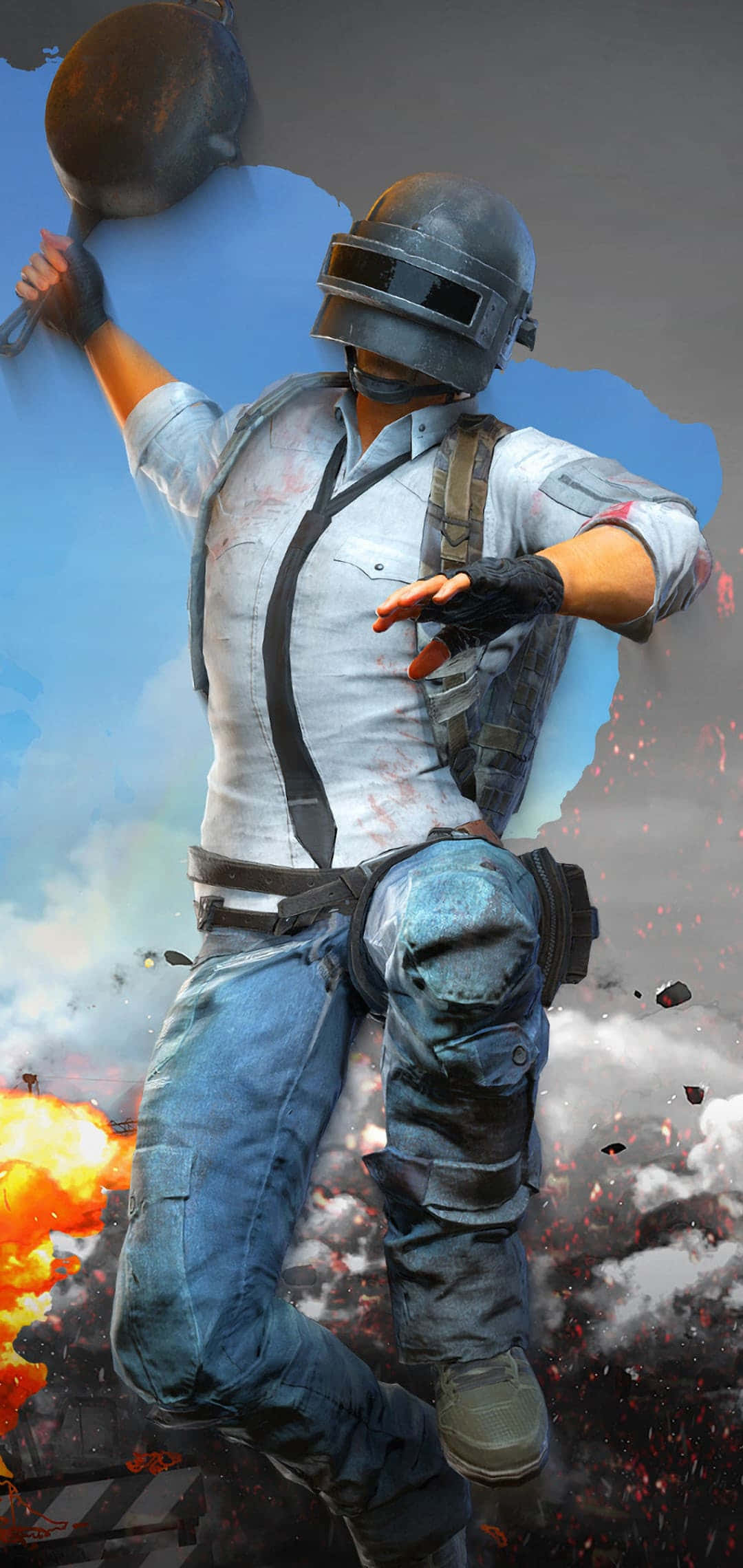 PUBG Conqueror Τηγάνι Ταπετσαρία