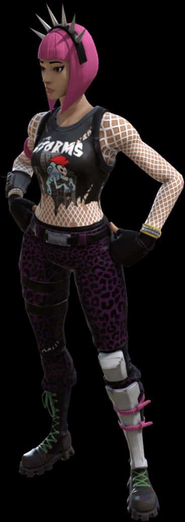 Στολή χαρακτήρα Punk στο Fortnite Ταπετσαρία