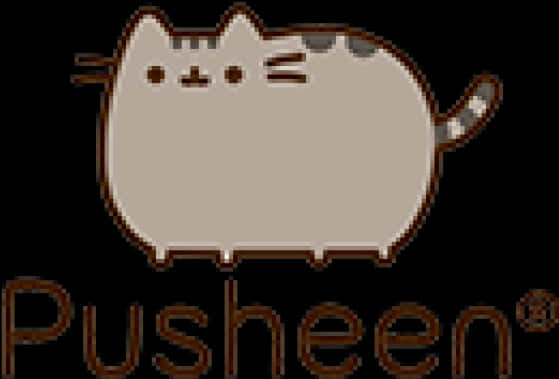 Pusheen_ Γάτα_ Λογότυπο Ταπετσαρία