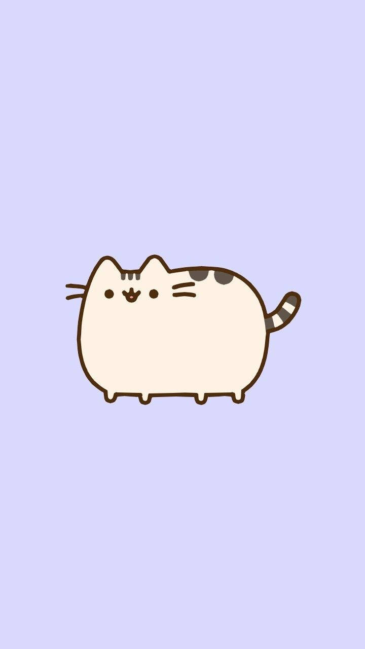 Pusheen Καρτούν Γάτα Ταπετσαρία