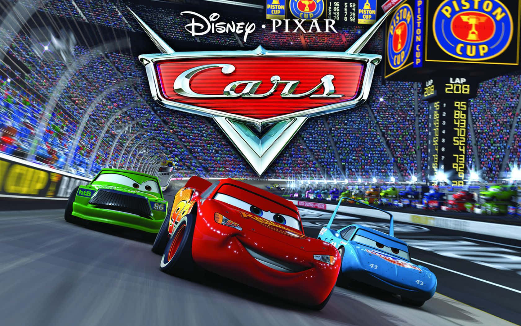 Καλώς ήρθατε στο Radiator Springs - το σπίτι του Lightning McQueen! Ταπετσαρία
