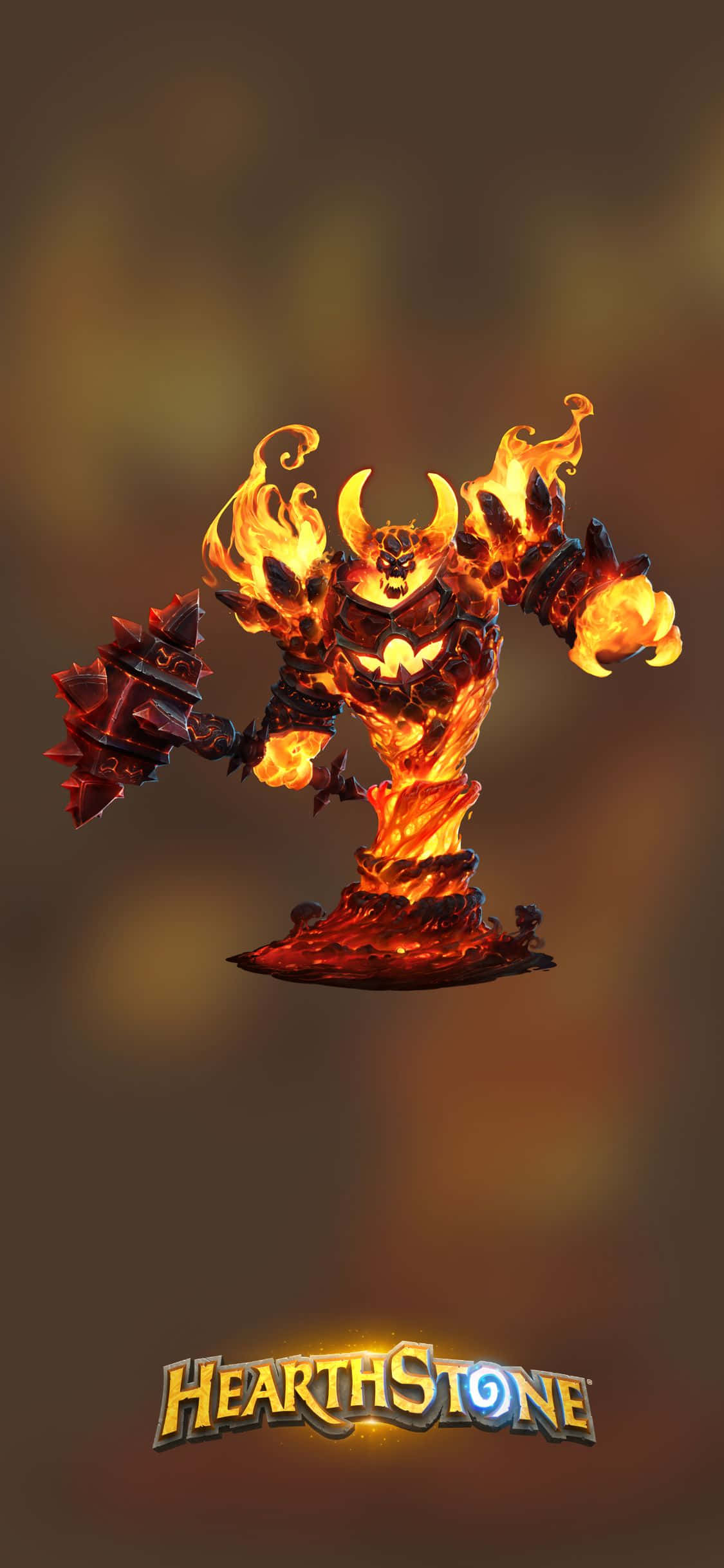 Ragnaros ο Firelord iPhone XS Hearthstone Φόντο Ταπετσαρία